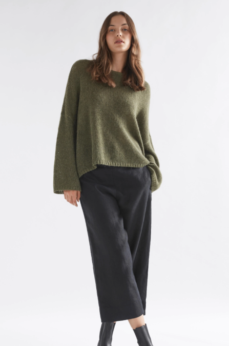 Agna Sweater - Dark Olive