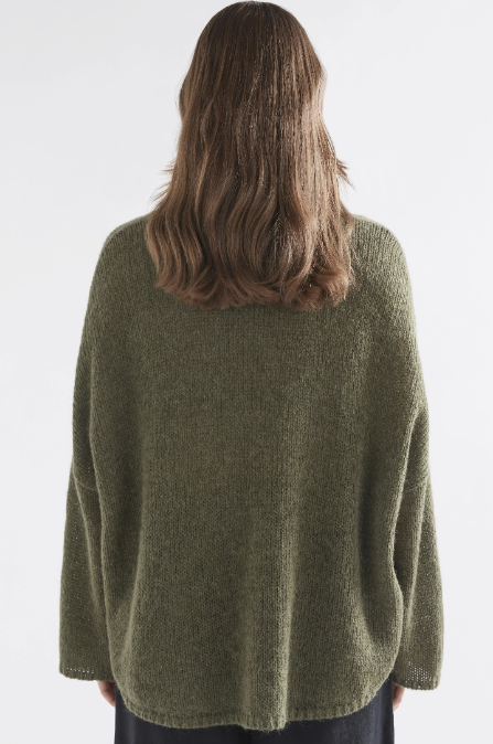 Elk Agna Sweater - Dark Olive