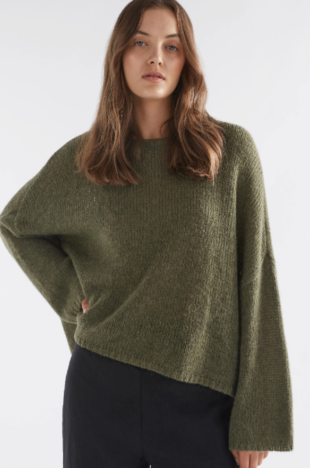 Agna Sweater - Dark Olive