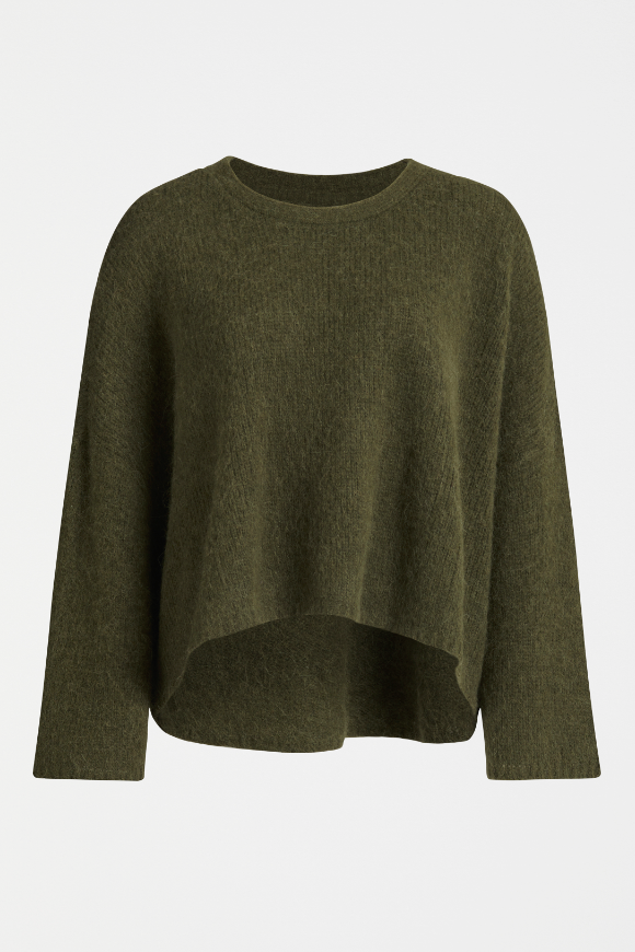 Elk Agna Sweater - Dark Olive