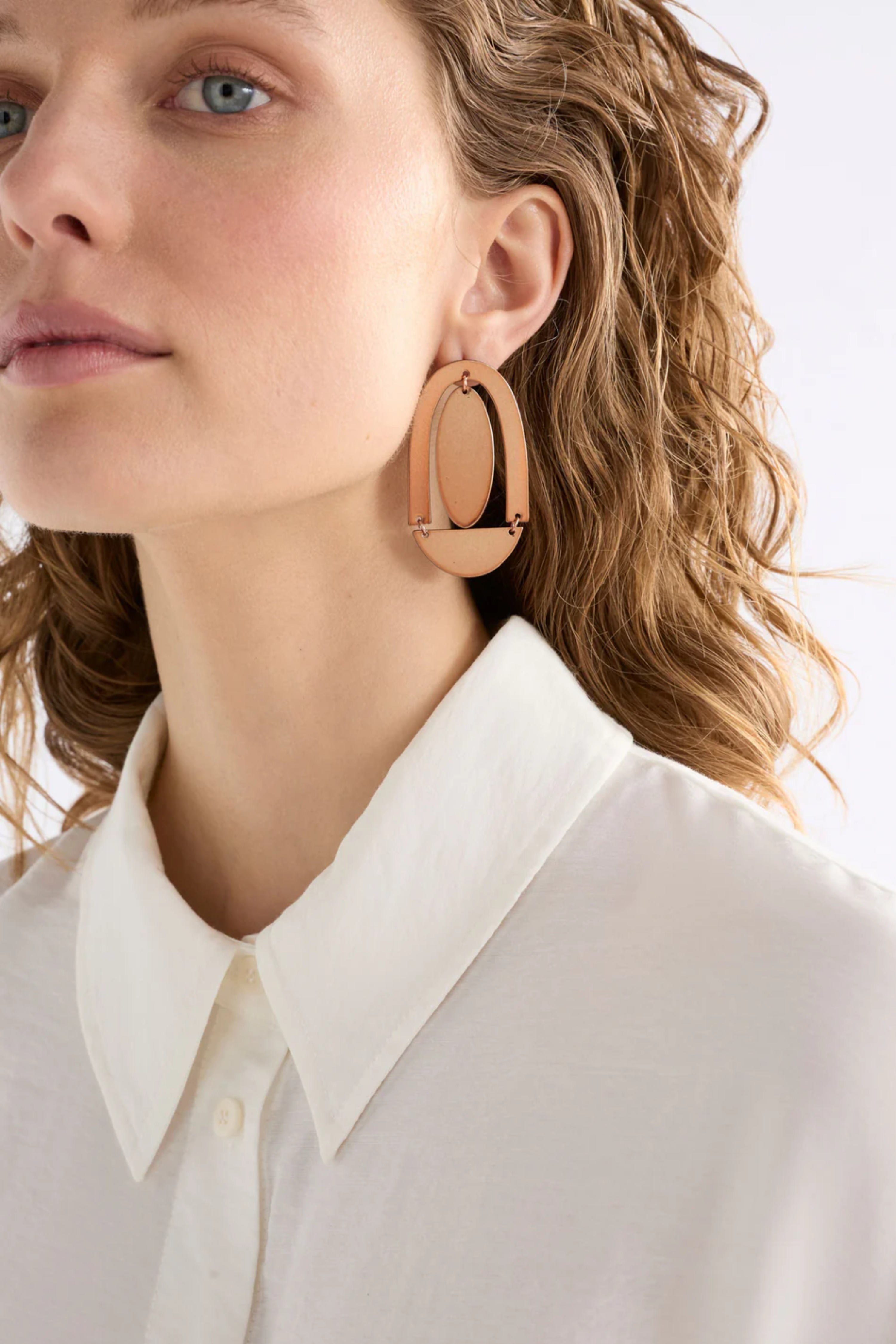 Elk Dadem Drop Earring - Bronze