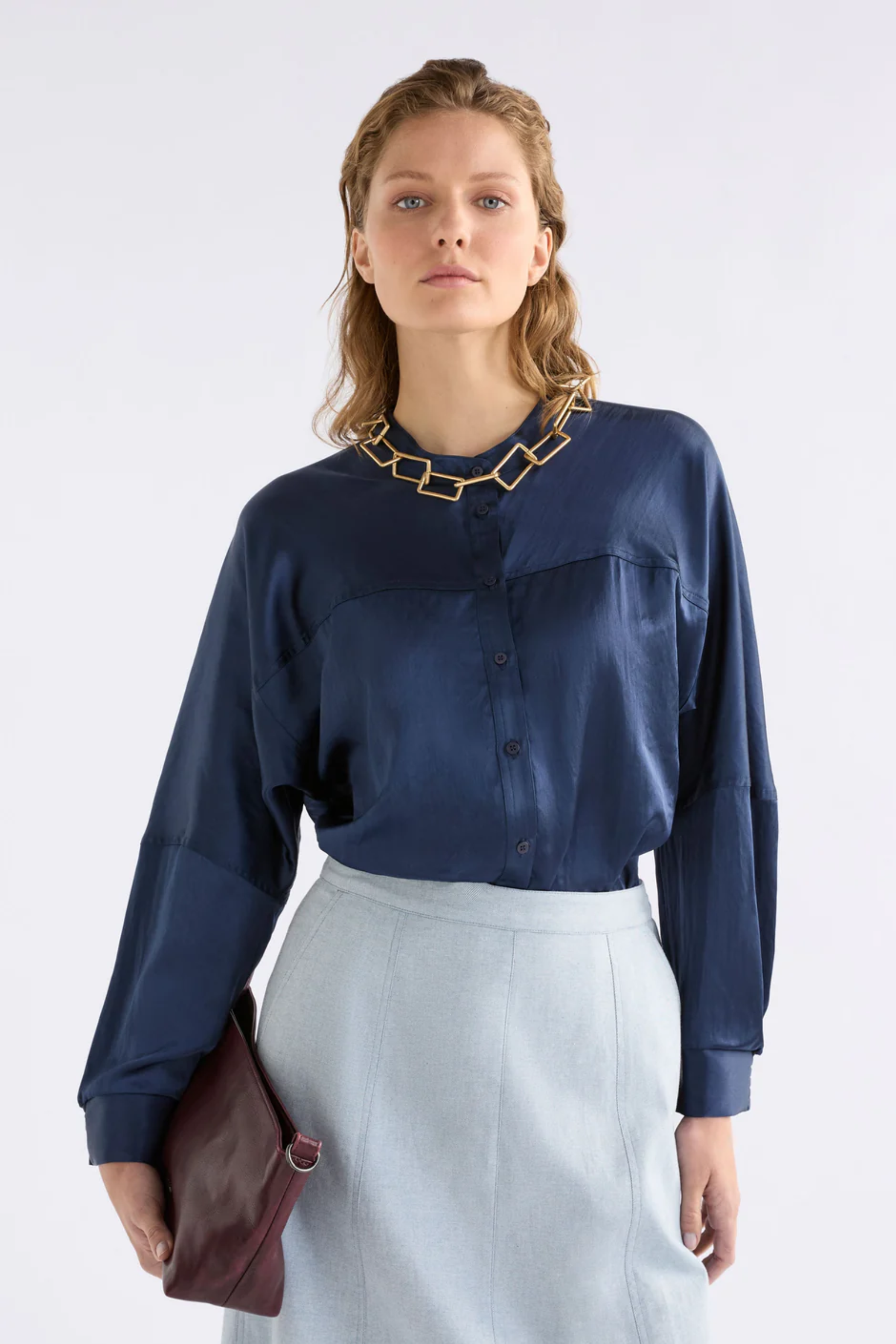 Elk Dree Shirt - Steel Blue