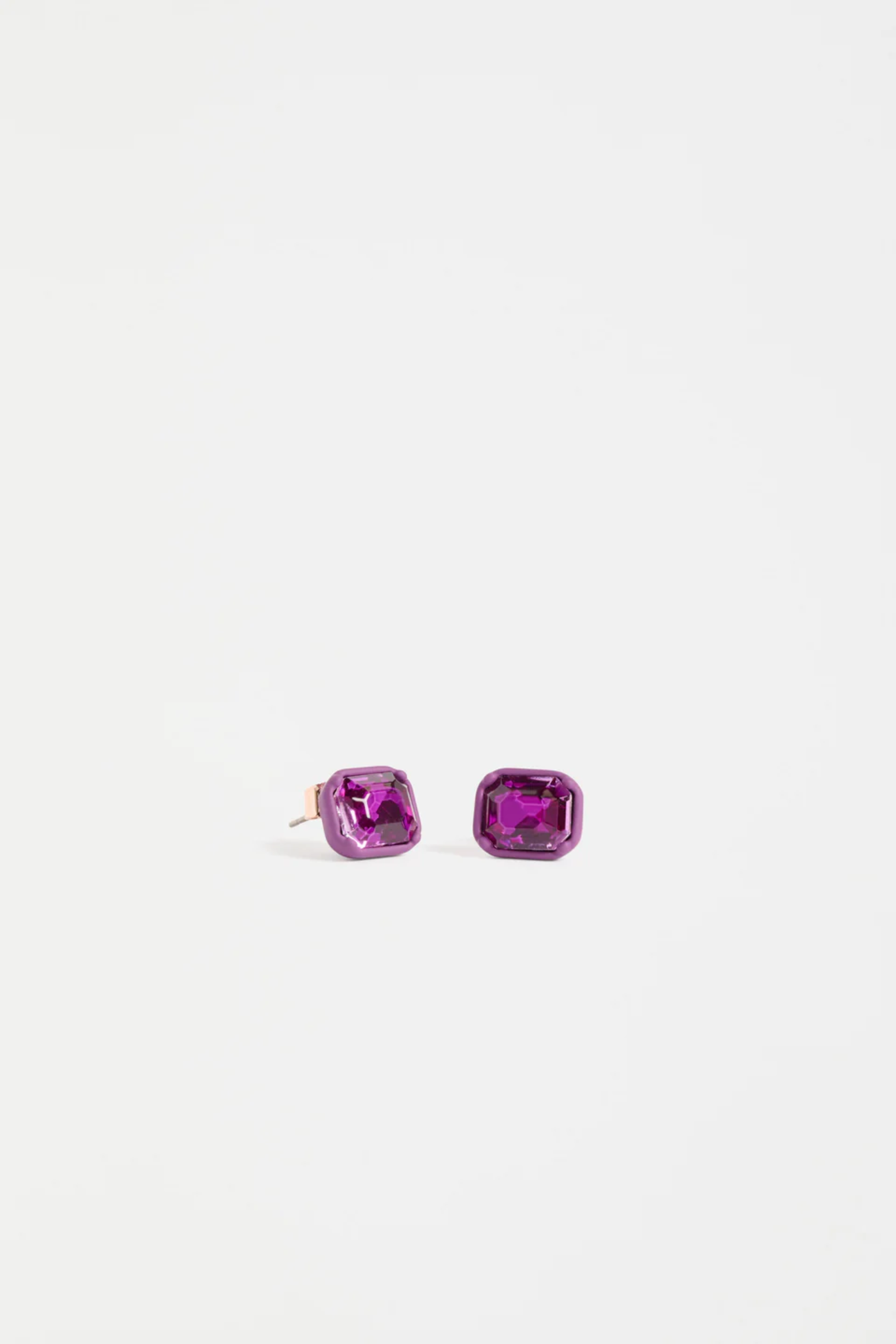 Elk Jule Mini Stud Earring - Fuchsia