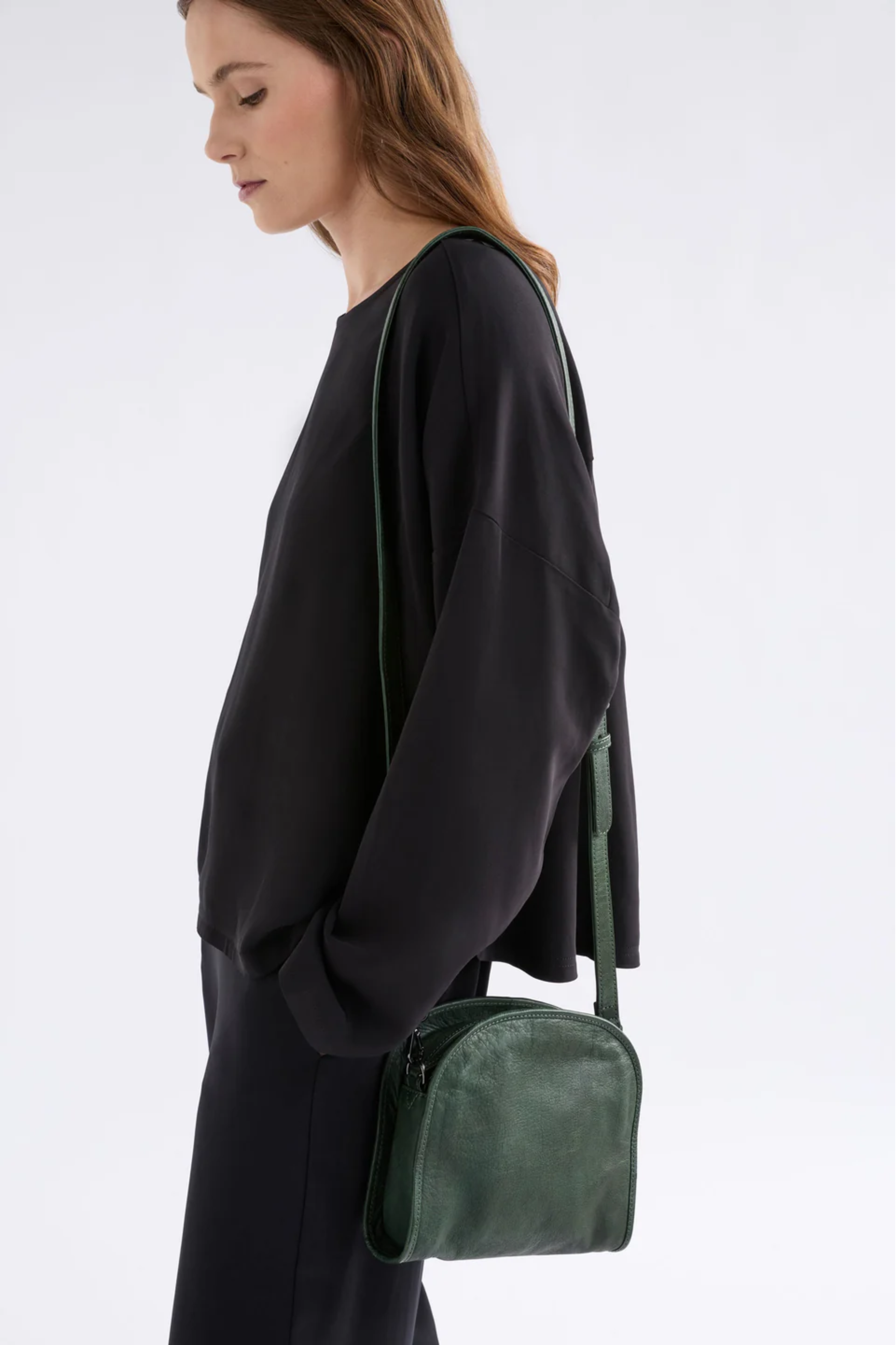 Elk Kurva Crossbody - Forest Green