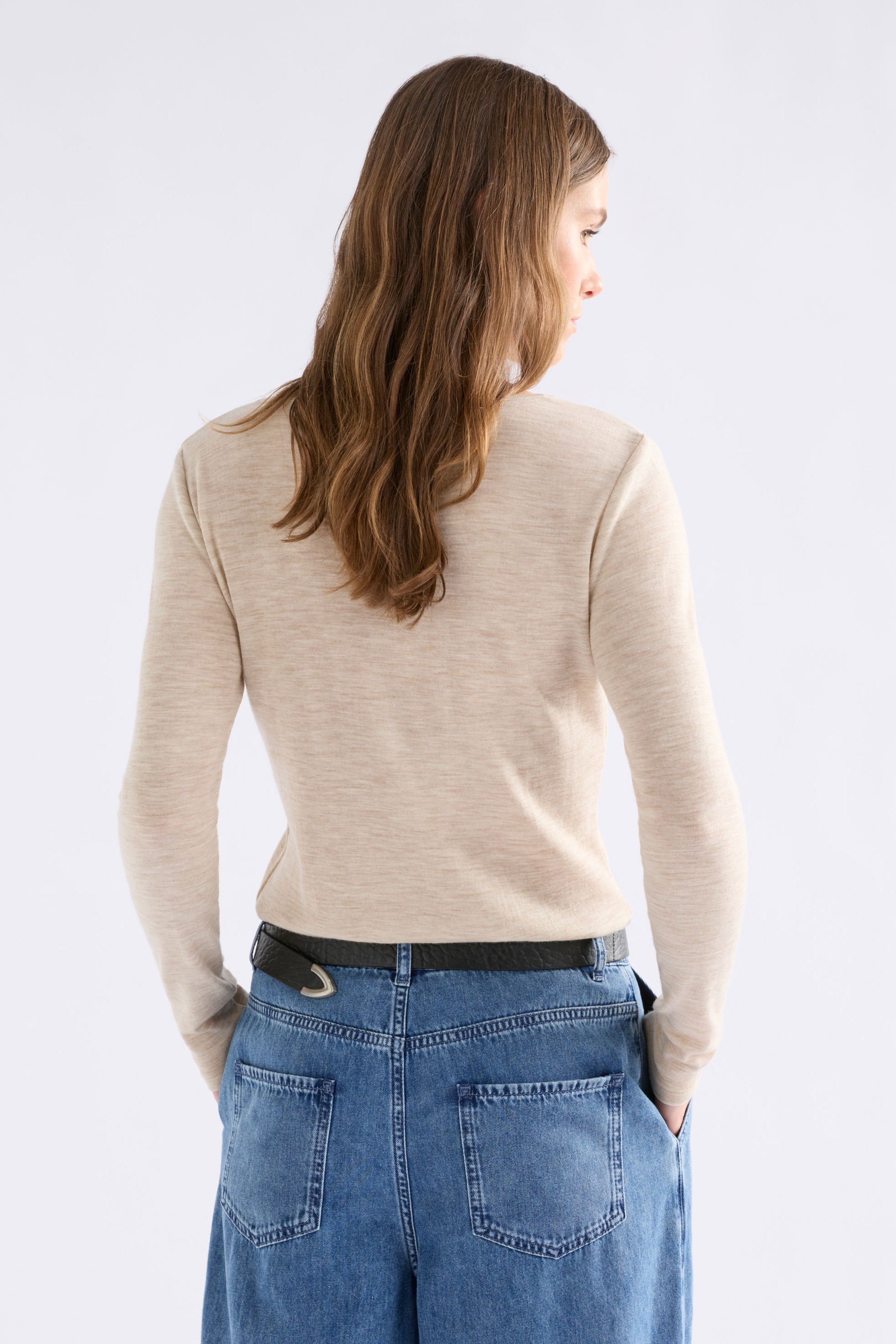 Elk Merino Wool Skin - Flax
