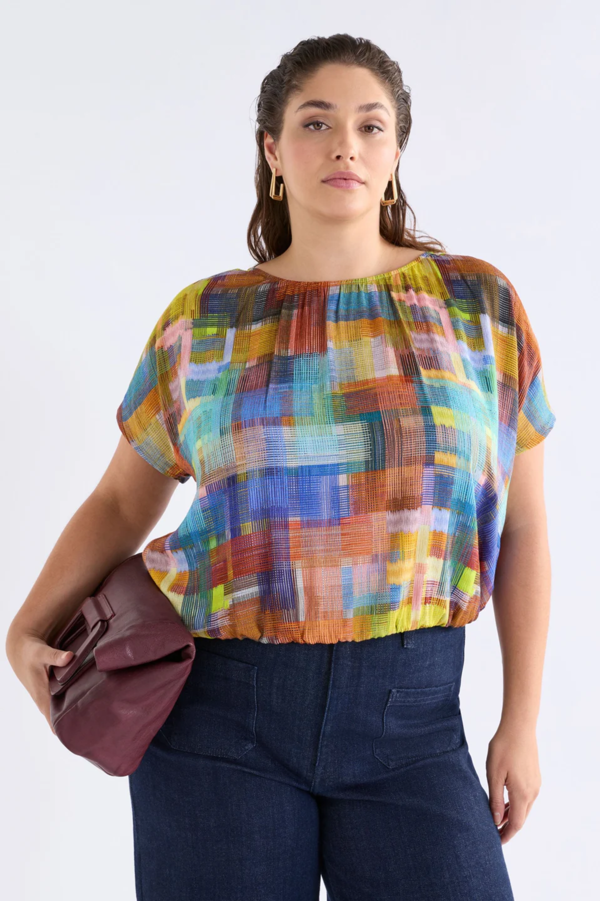 Elk Nidra Top - Elbrus Print
