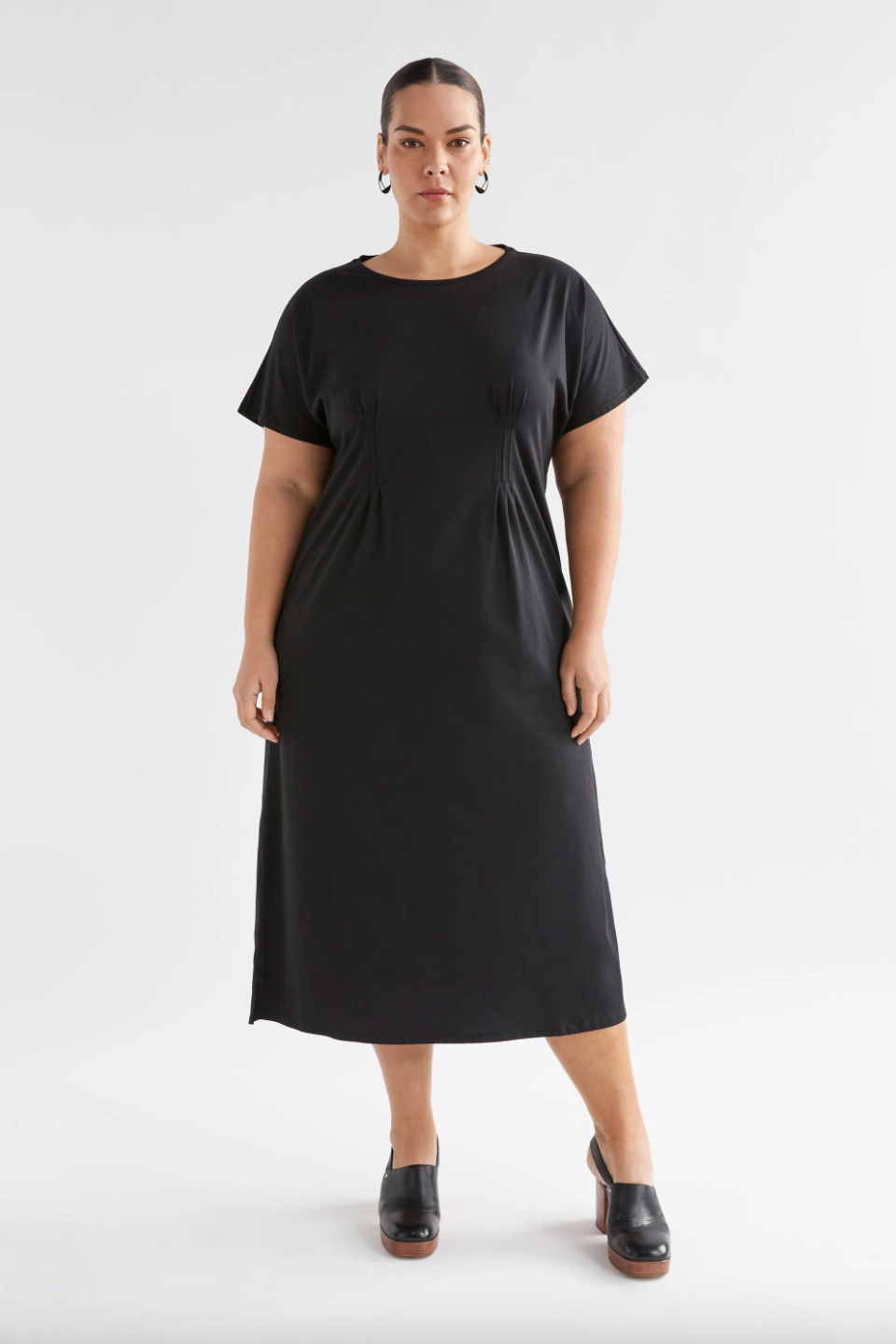 Elk Enda Tshirt Dress - Black