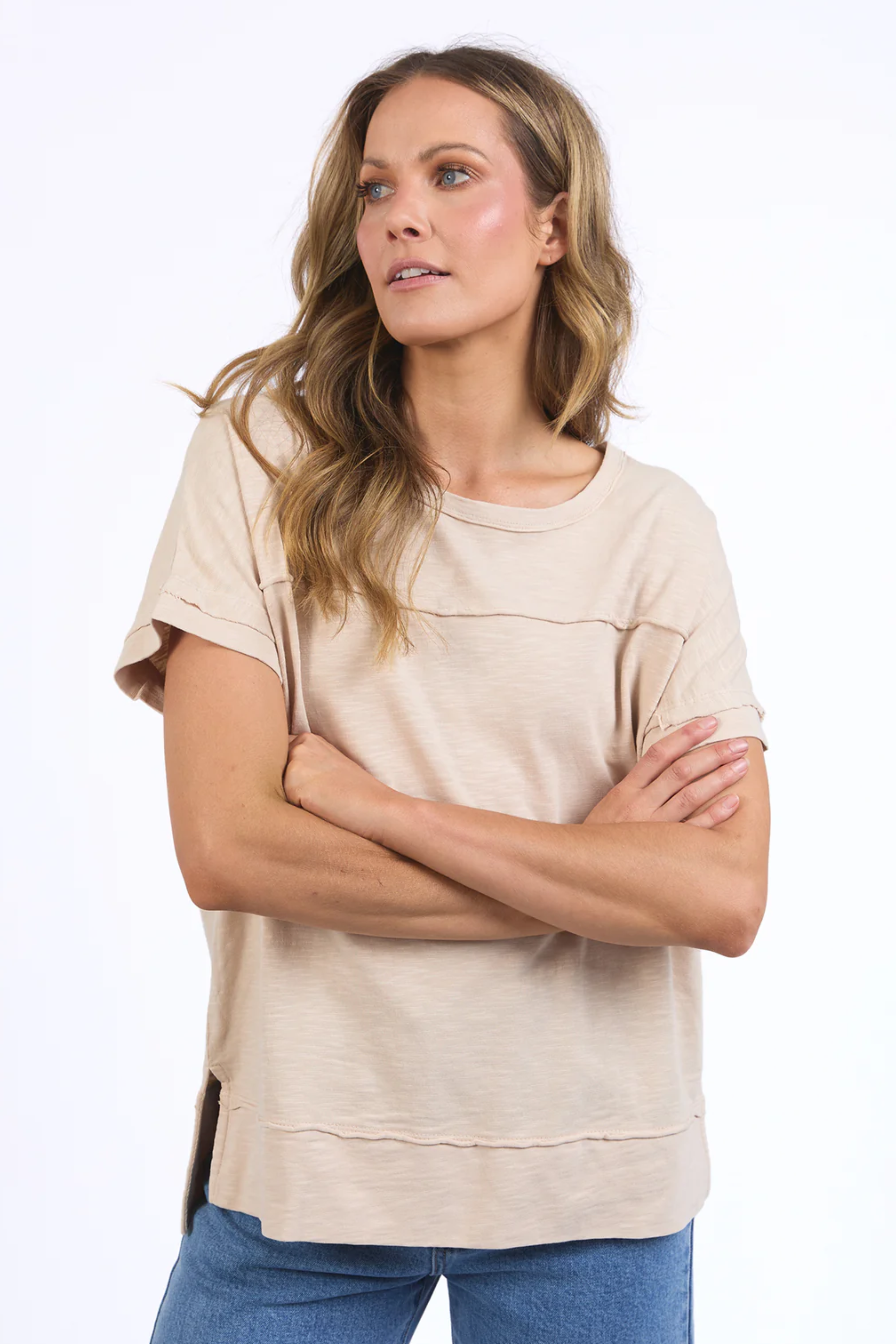Foxwood Allison Tee - Oat