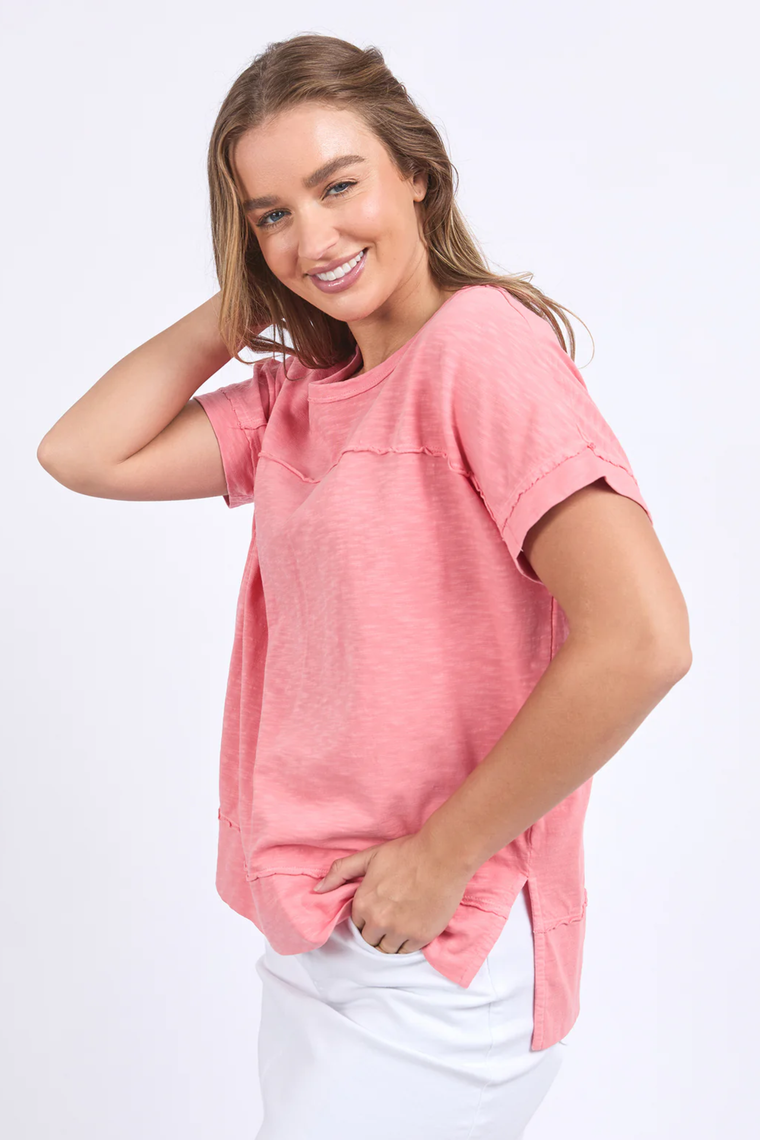 Foxwood Allison Tee - Rose