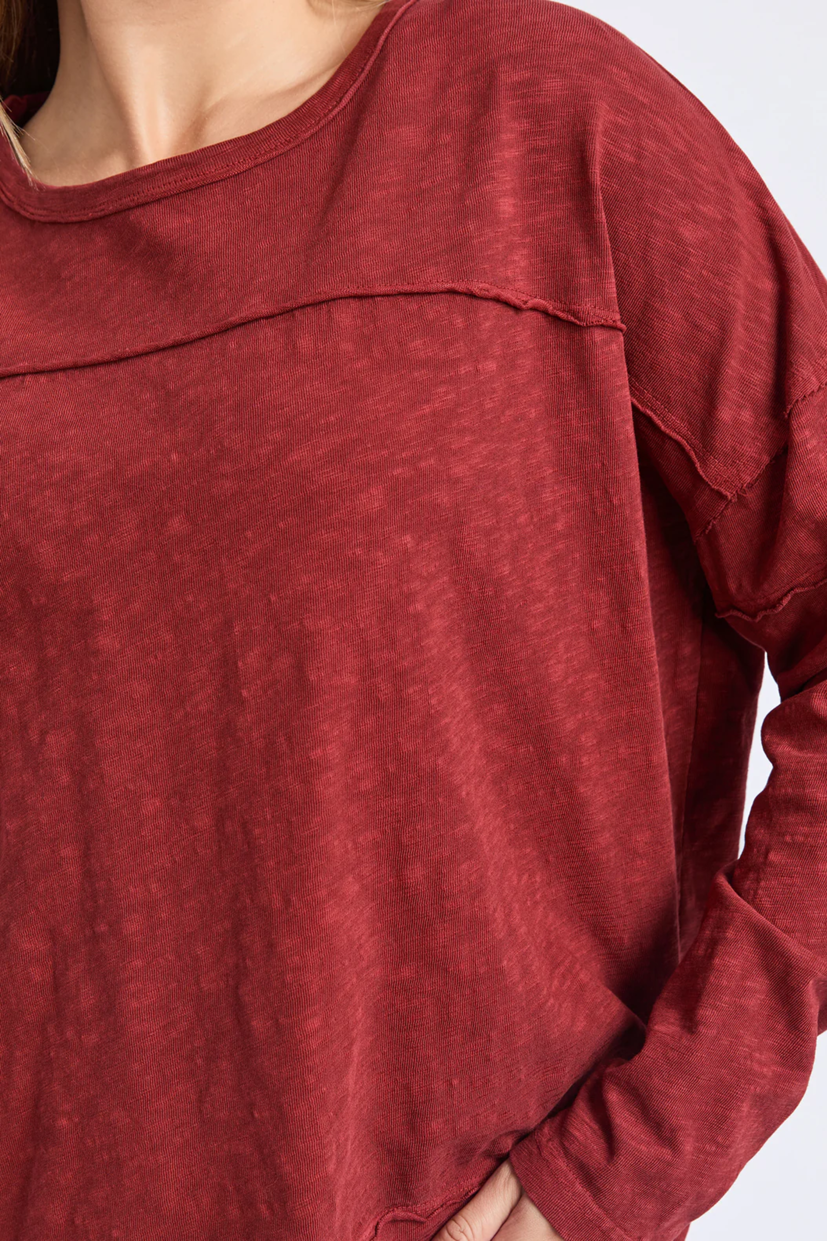 Foxwood Jayne Throw On Top - Russet