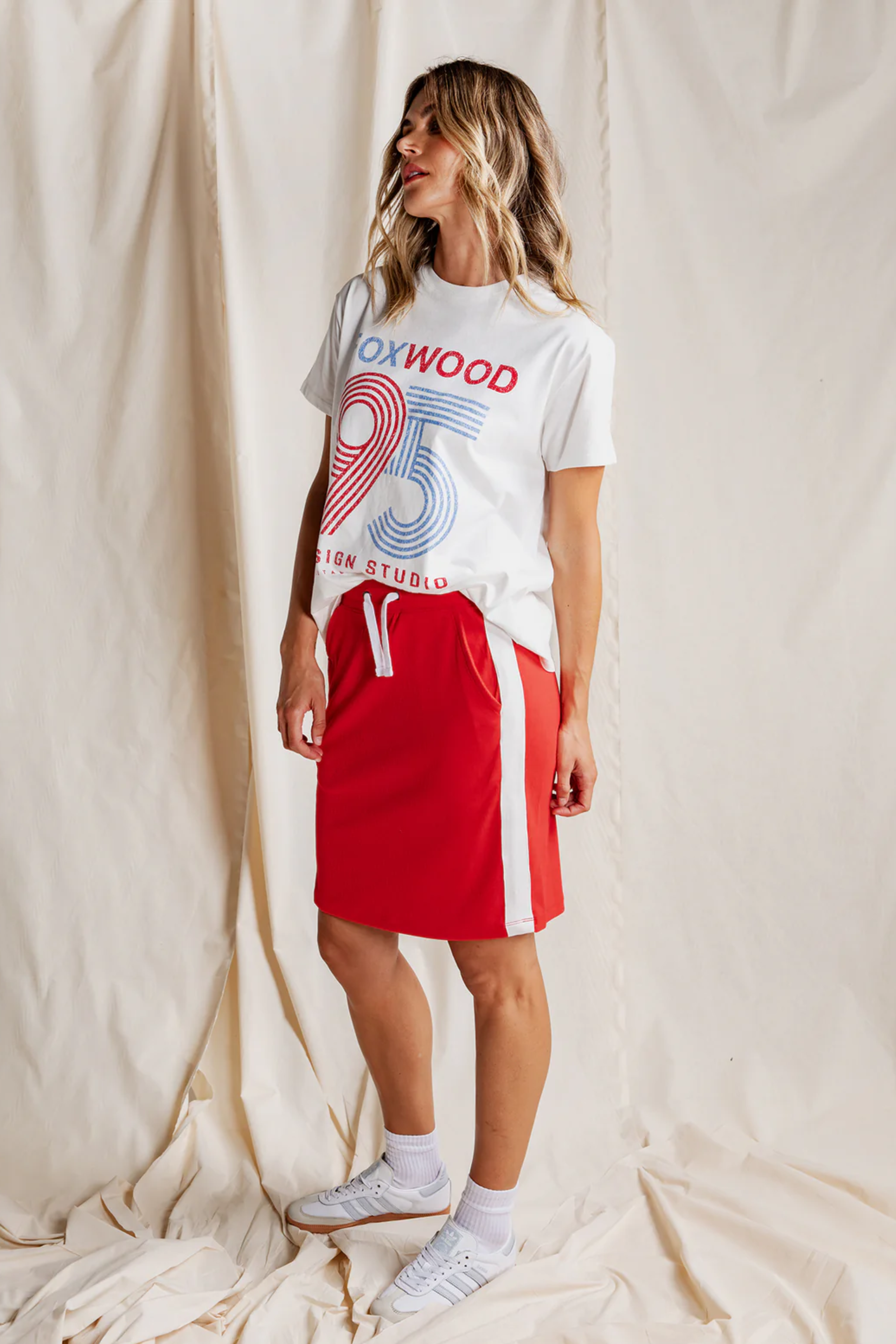 Foxwood Market Skirt - Red