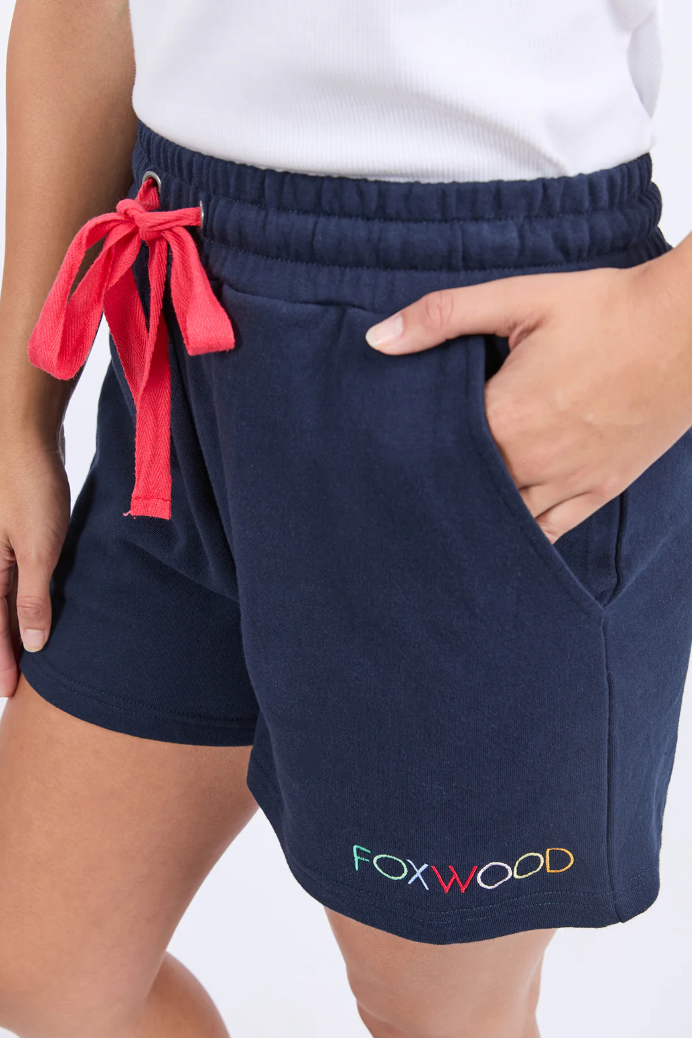 Foxwood Simplified Confetti Short - Navy