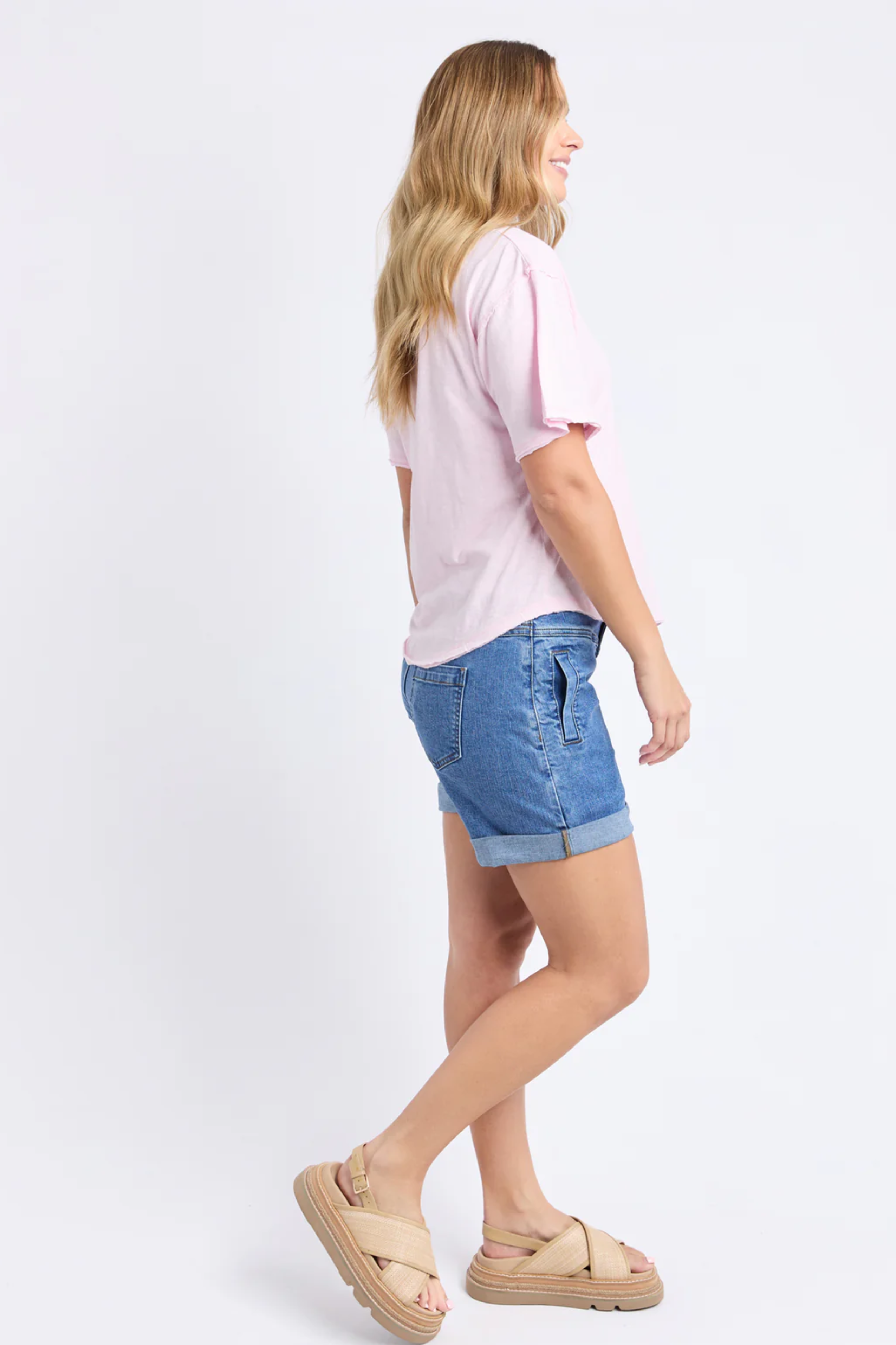 Foxwood San Diego Tee - Pale Pink
