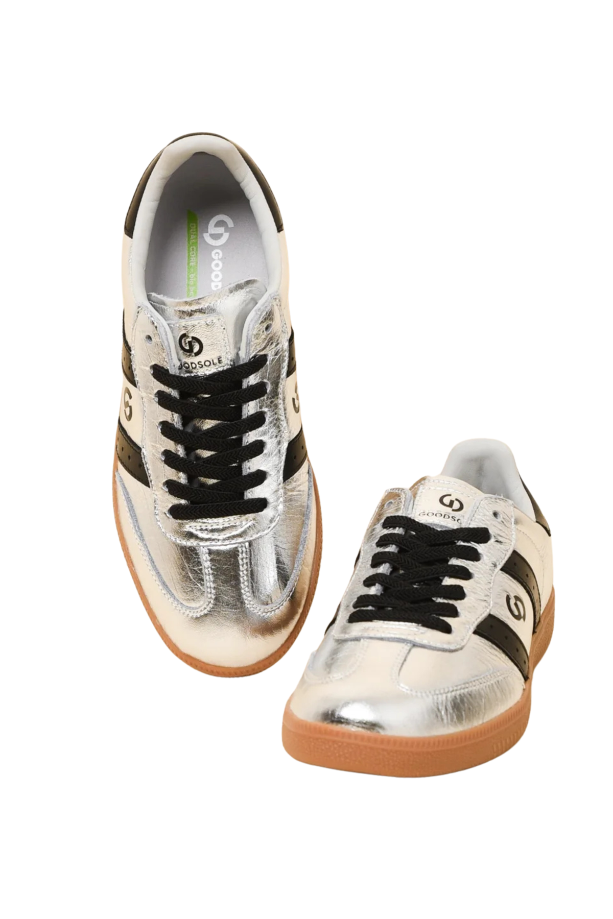 Goodsole 2001 Parallel Sneaker -Metallic Silver/Black