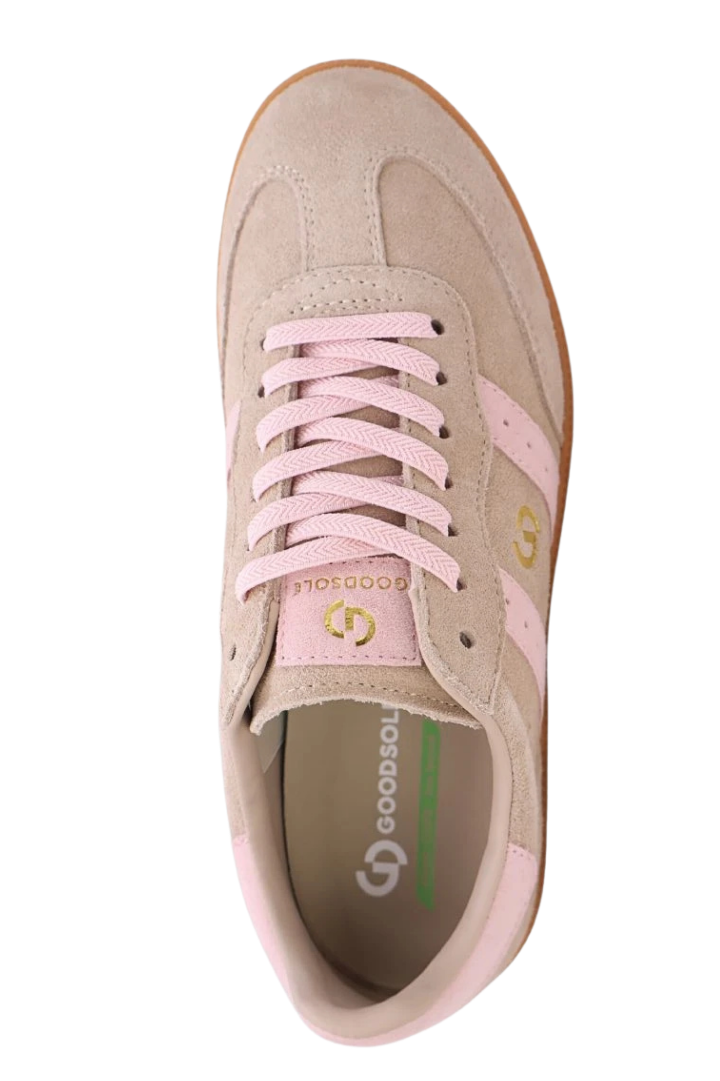 Goodsole 2001 Parallel Sneaker - Tropical Taupe/Pink Suede