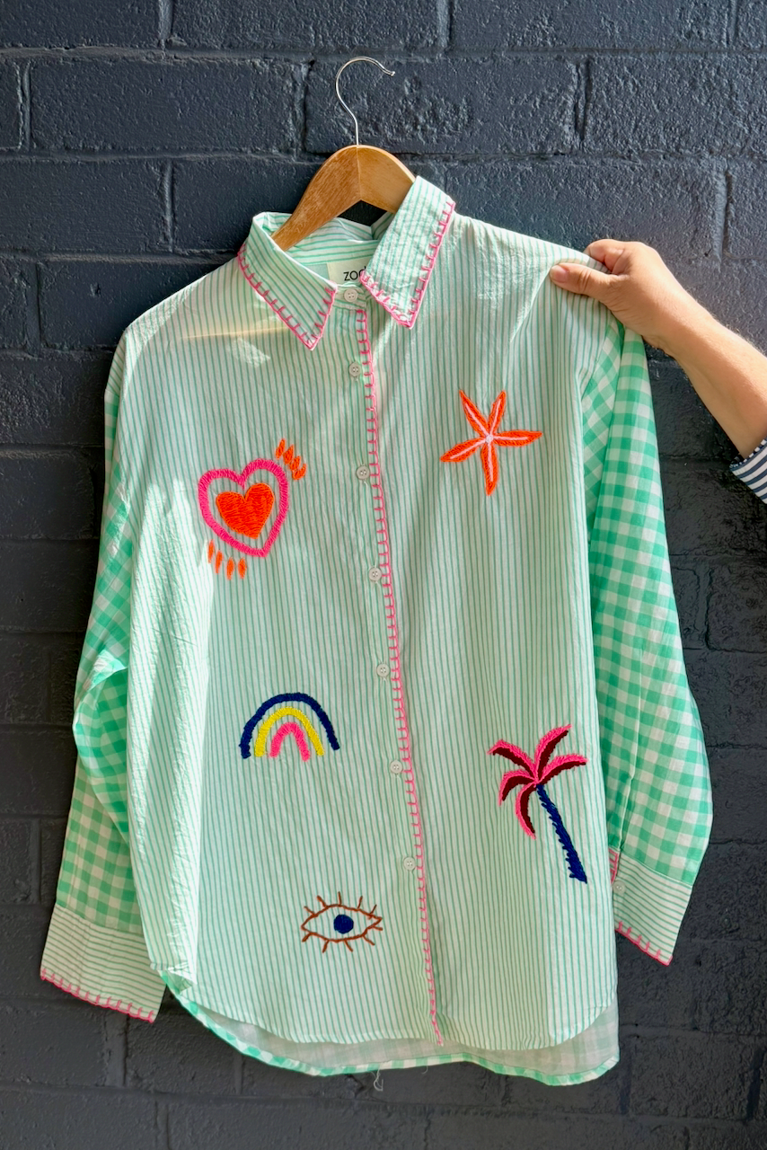 Zoda Cotton Shirt - Good things