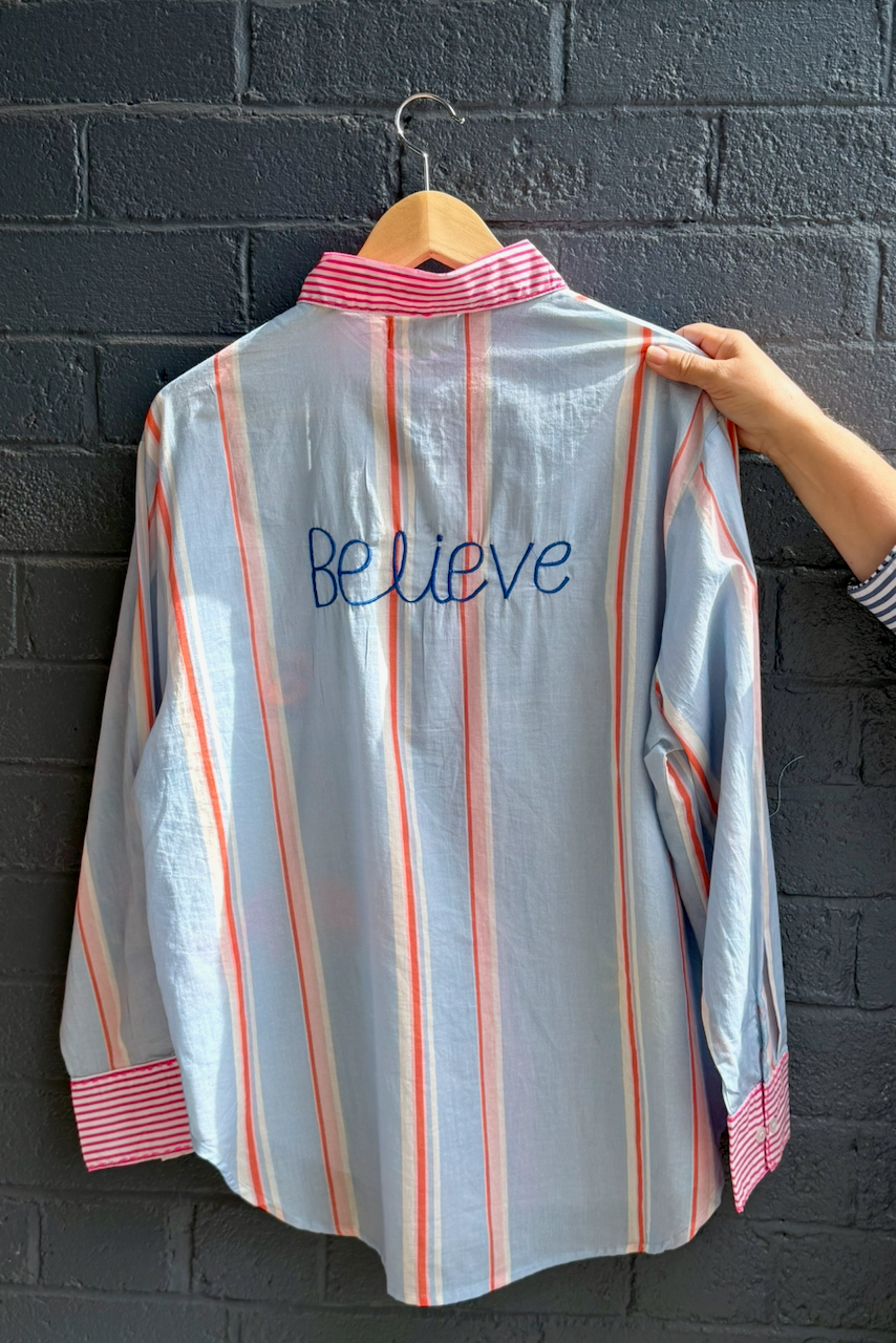 Zoda Cotton Shirt - Believe