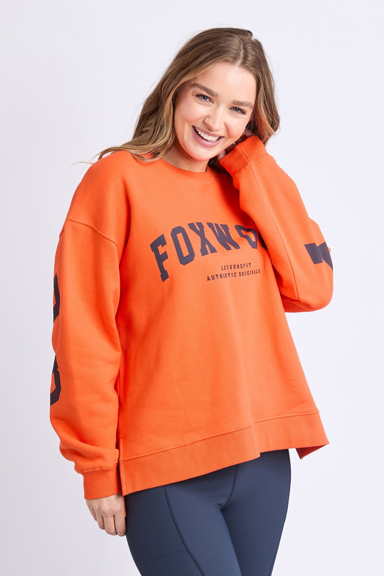 Interval Crew - Orange/Navy
