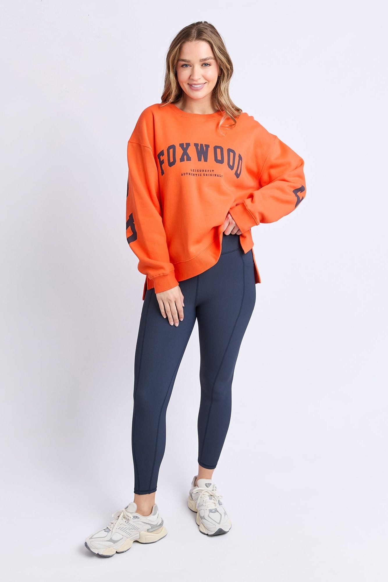Interval Crew - Orange/Navy