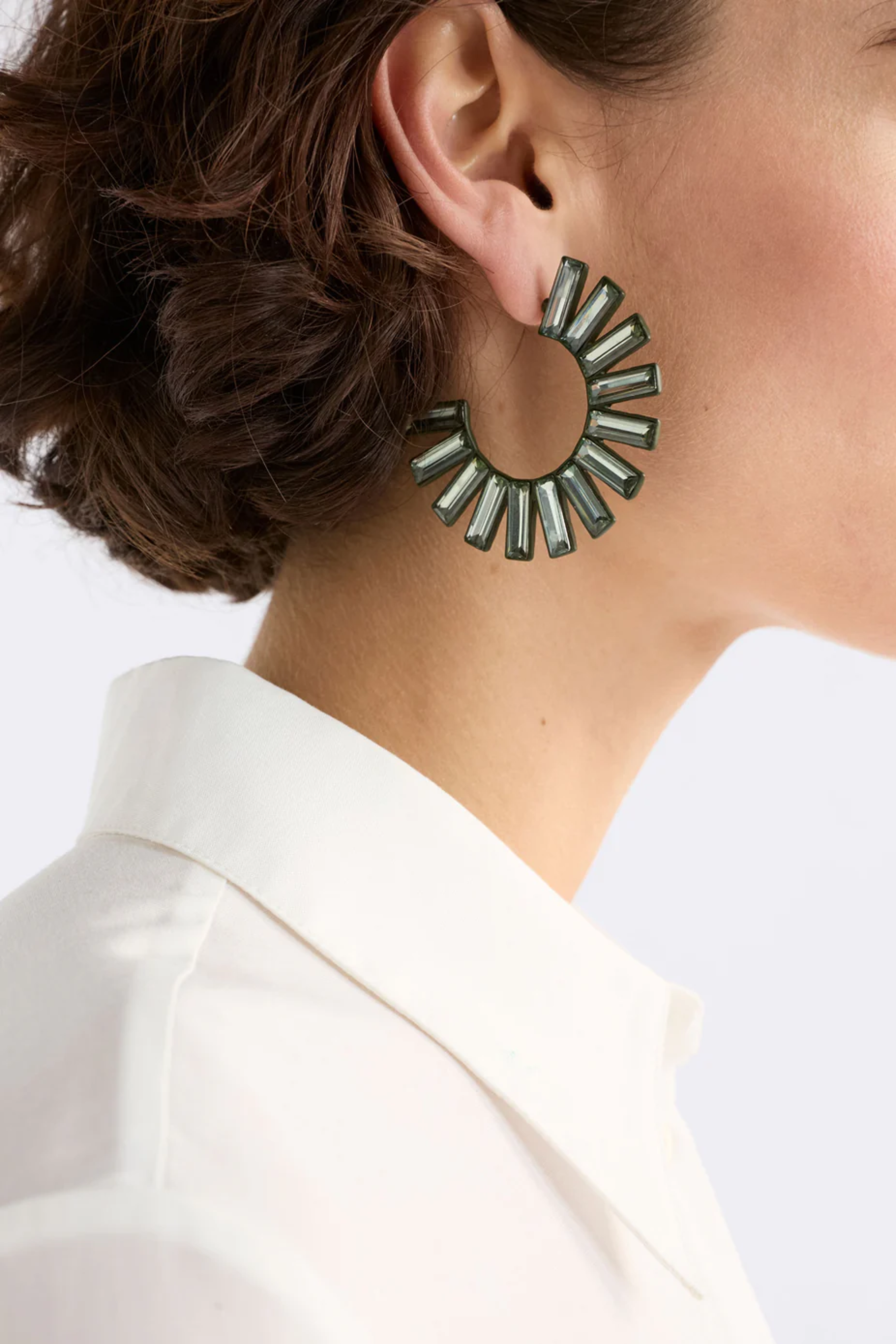 Jule large Hoop Earring - Peach