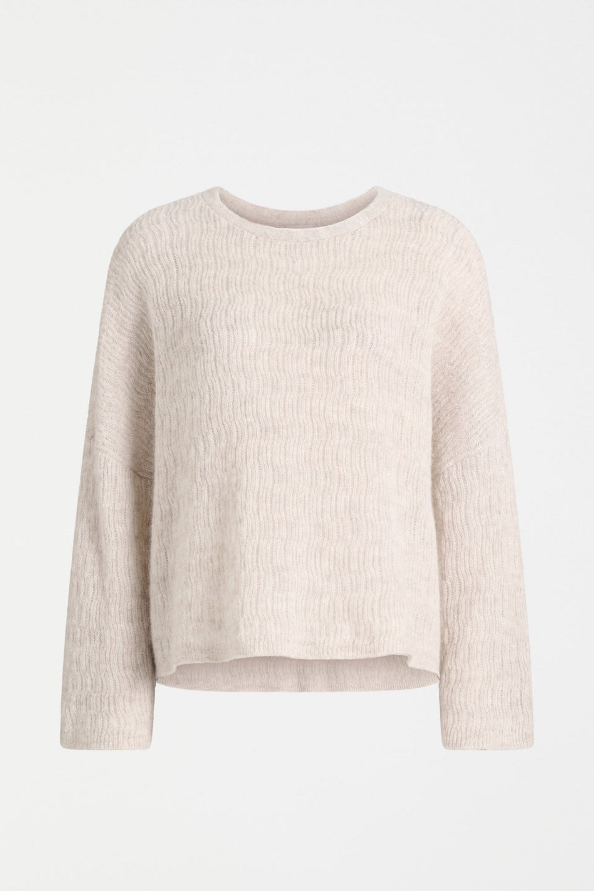 Elk Agna Pattern Sweater - Ecru