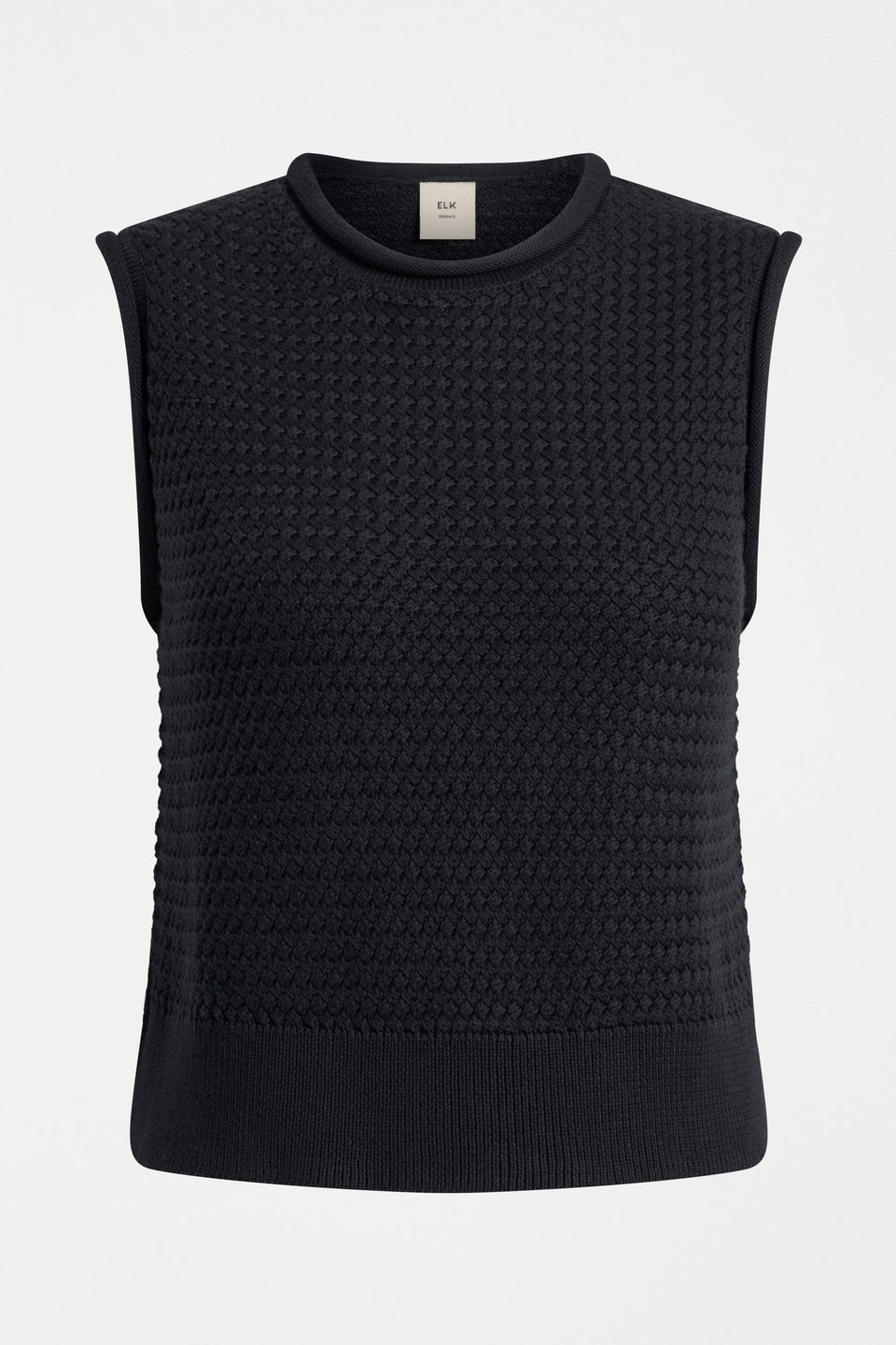 Elk Naya Knit Vest - Black