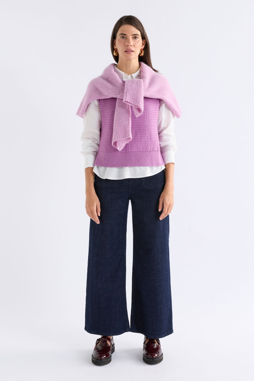 Elk Naya Knit Vest - Violet