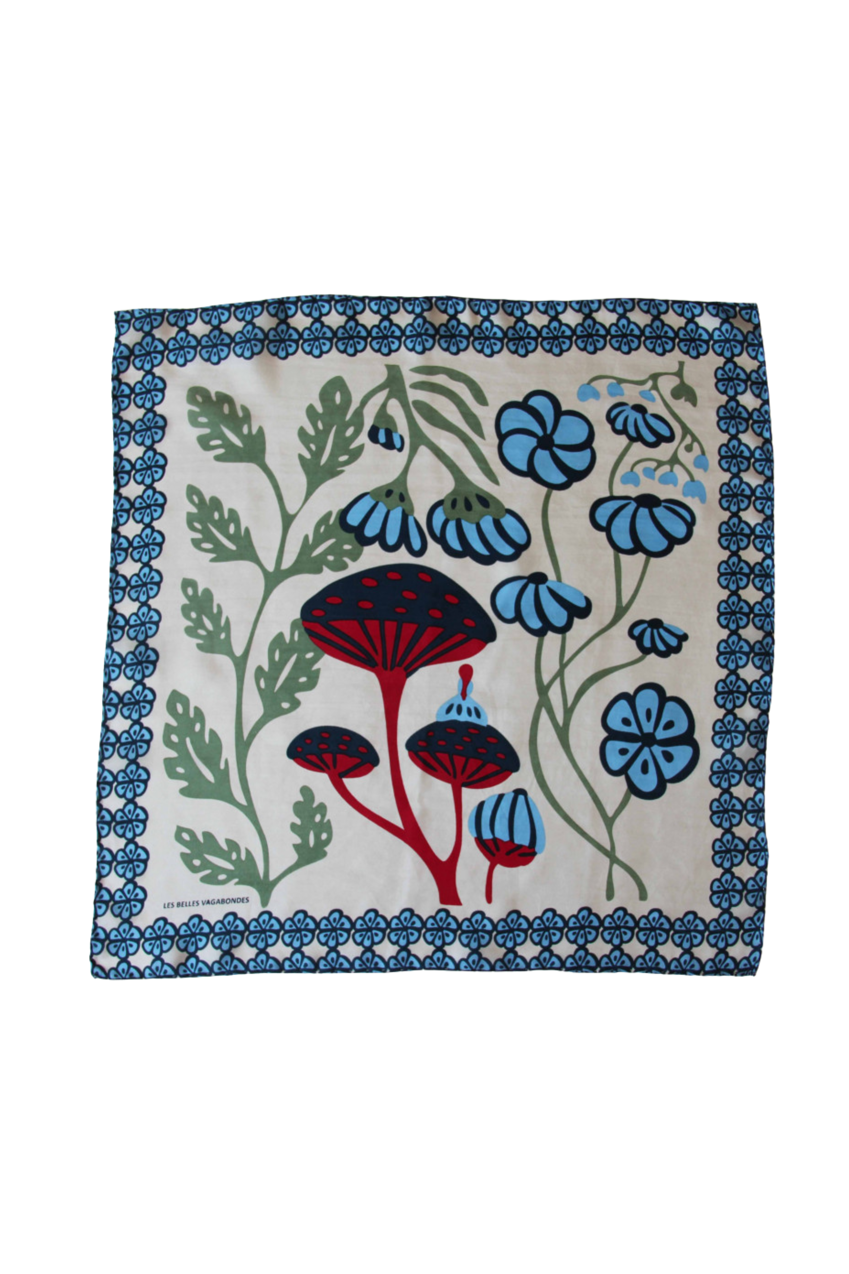 Les Belles Vagabondes Mini Alice Scarf - Bleu Blue