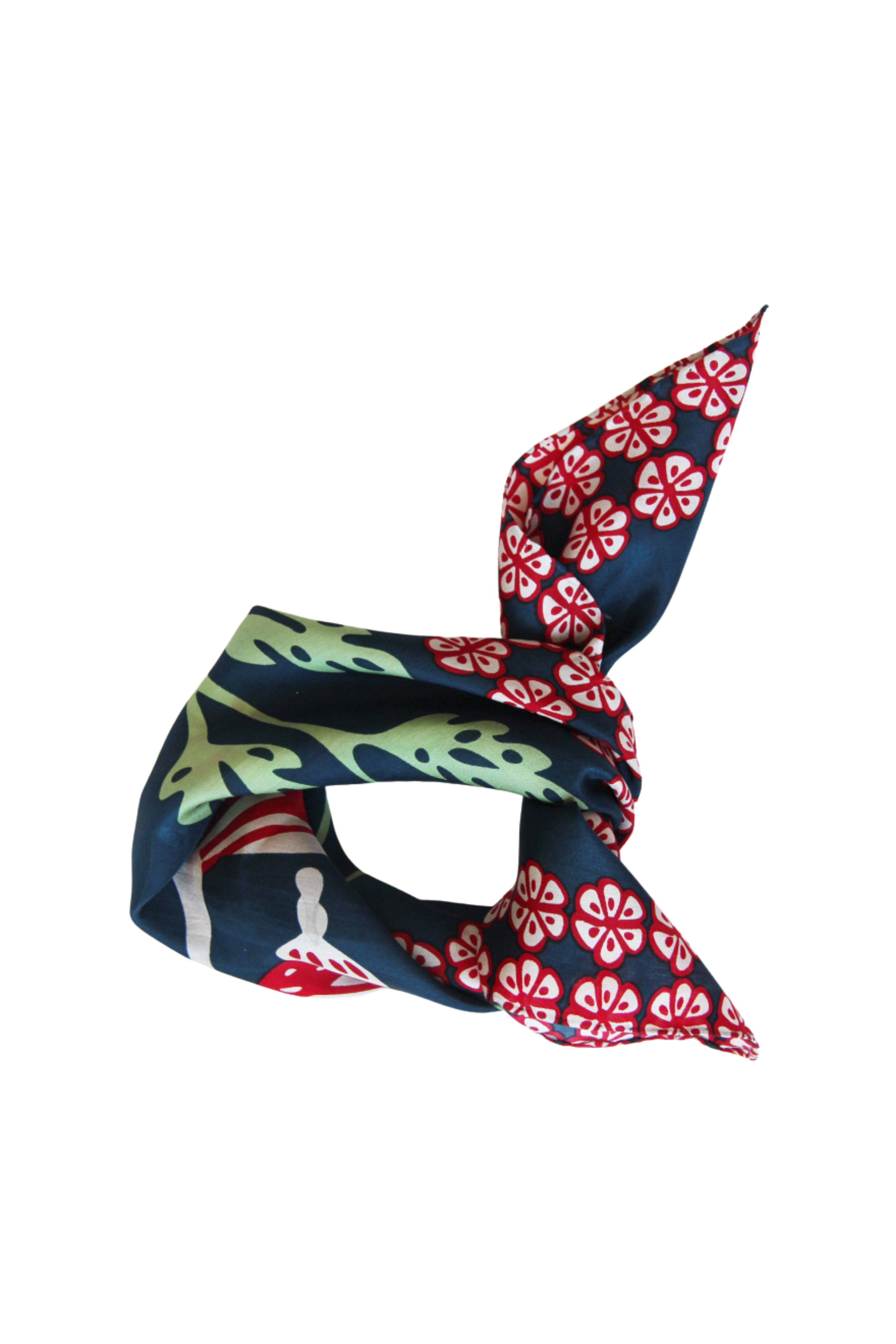 Les Belles Vagabondes Mini Alice Scarf - Marine Navy