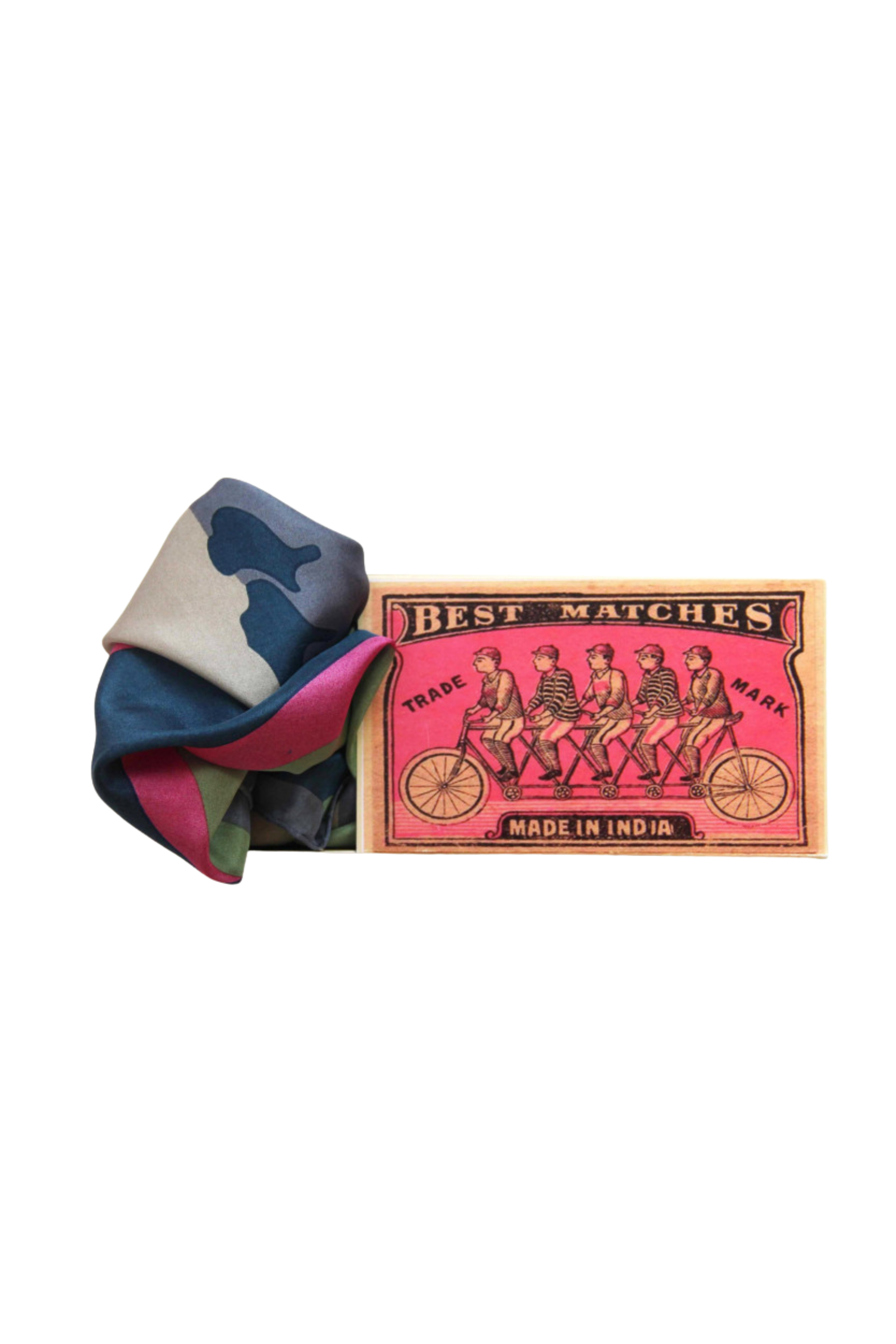 Les Belles Vagabondes Mini Vivaro Scarf - Fuchsia