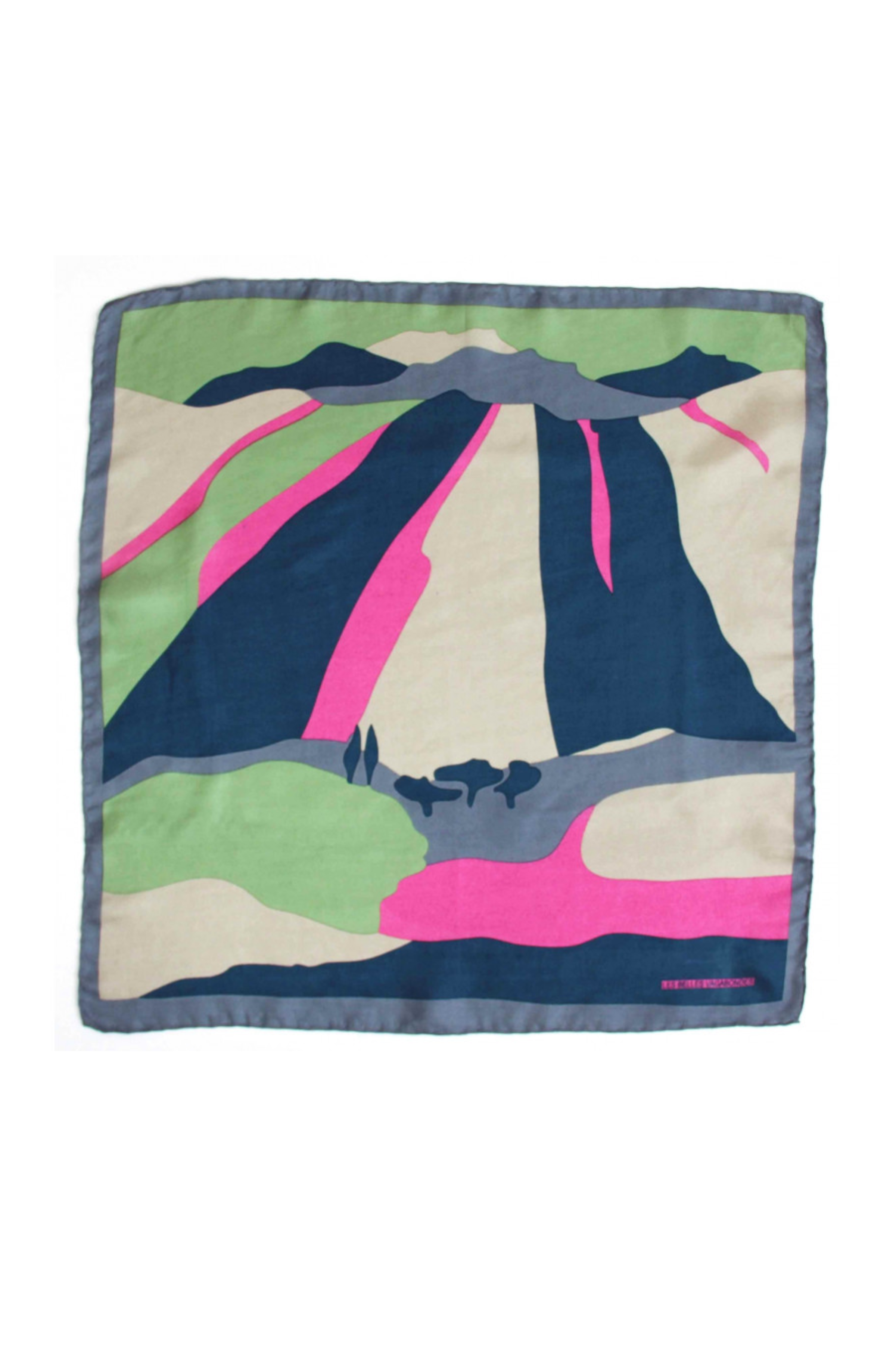 Les Belles Vagabondes Mini Vivaro Scarf - Fuchsia