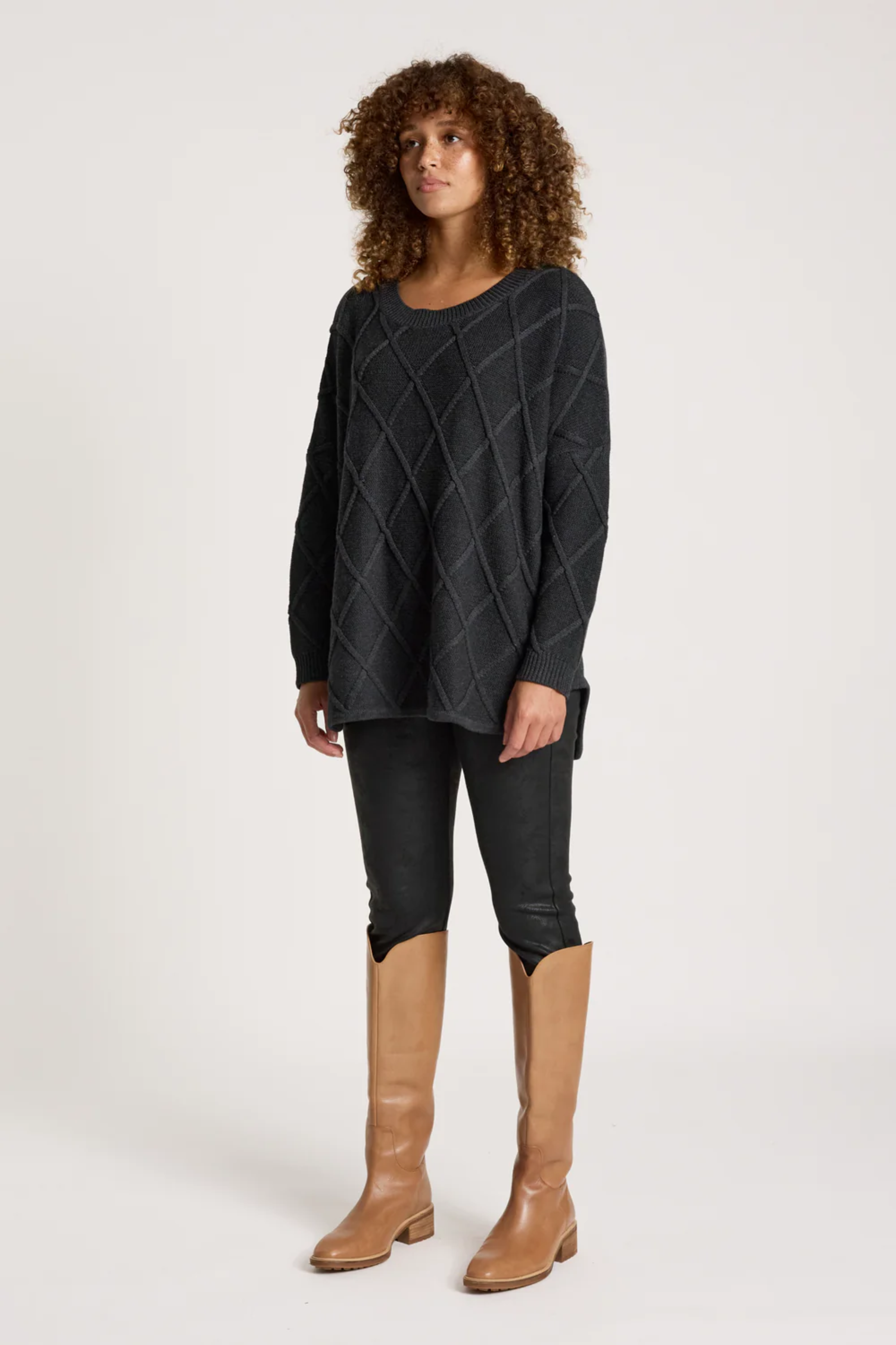 Liora Relaxed Jumper - Char