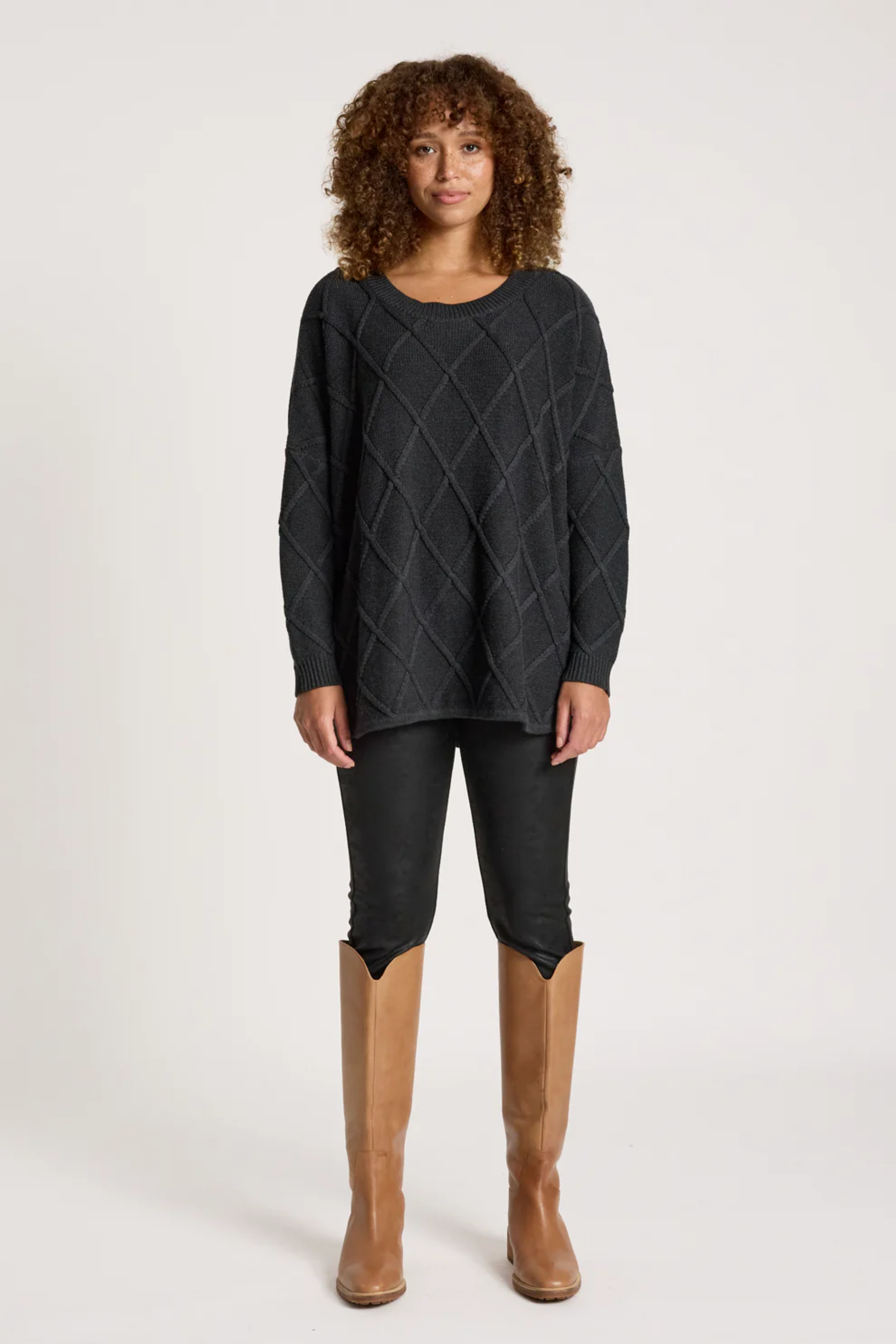 Liora Relaxed Jumper - Char