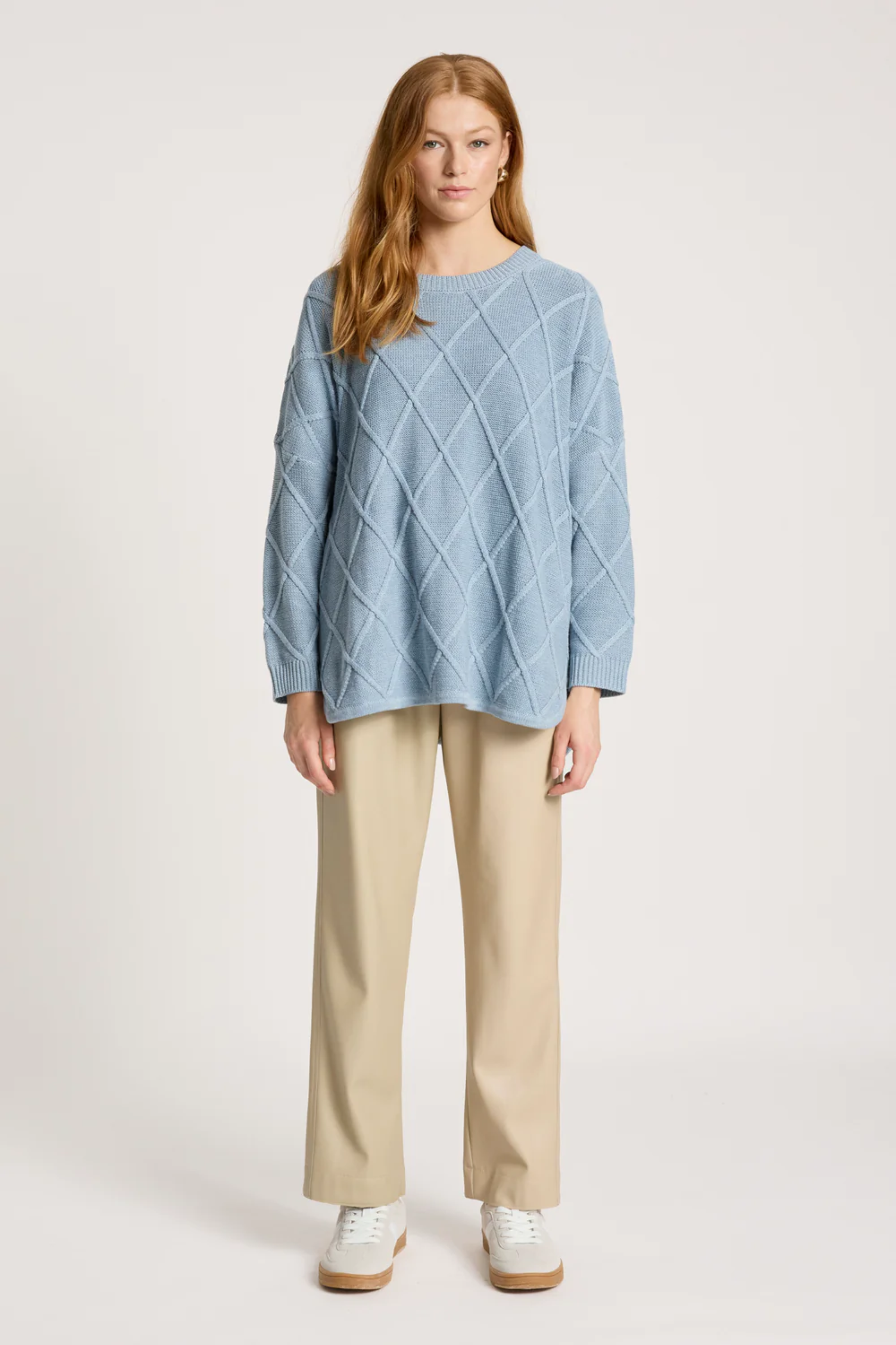 Liora Relaxed Jumper - Lake