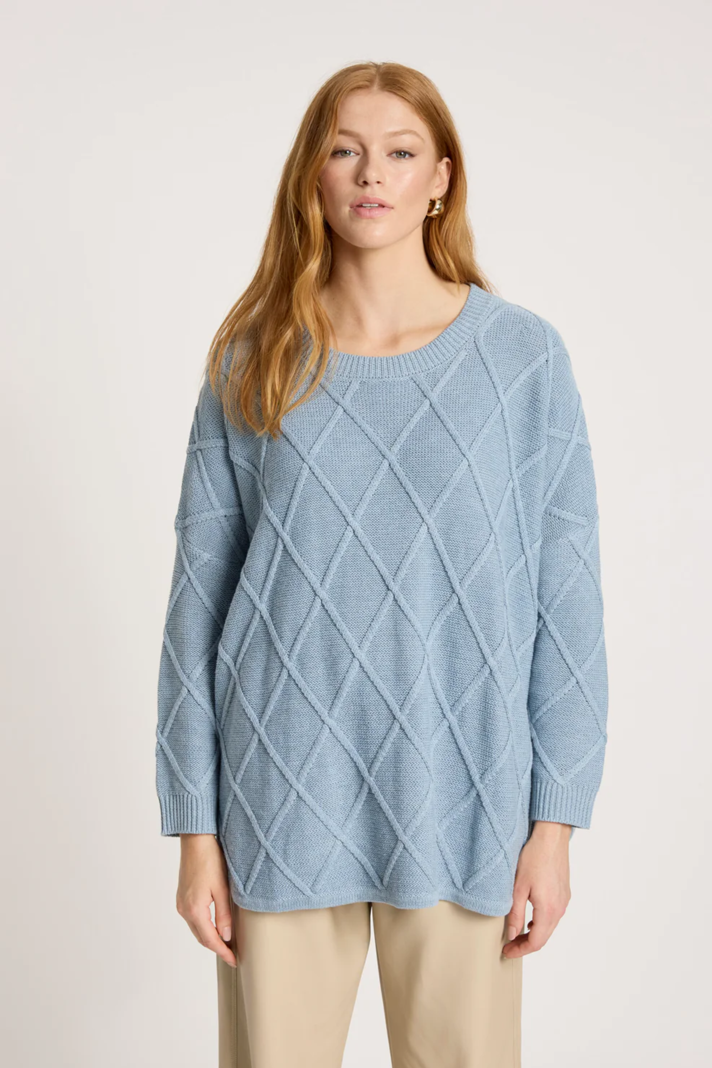 Liora Relaxed Jumper - Lake