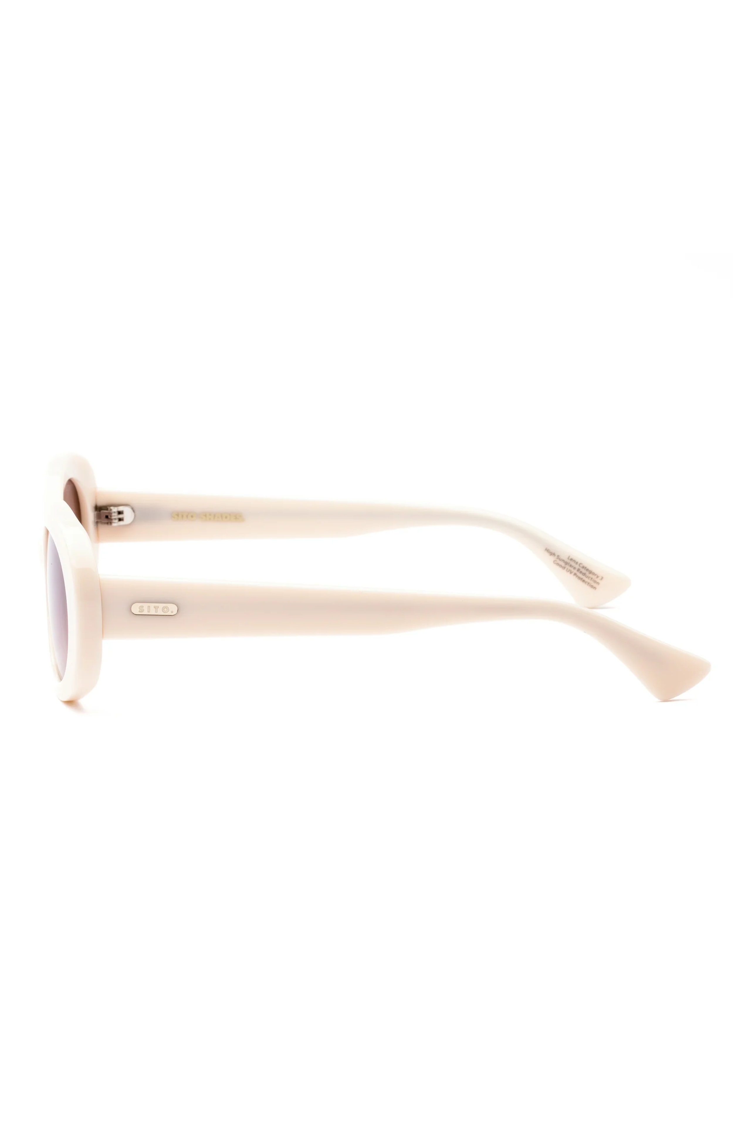 Luna Sunglasses - Cream/Rosewood