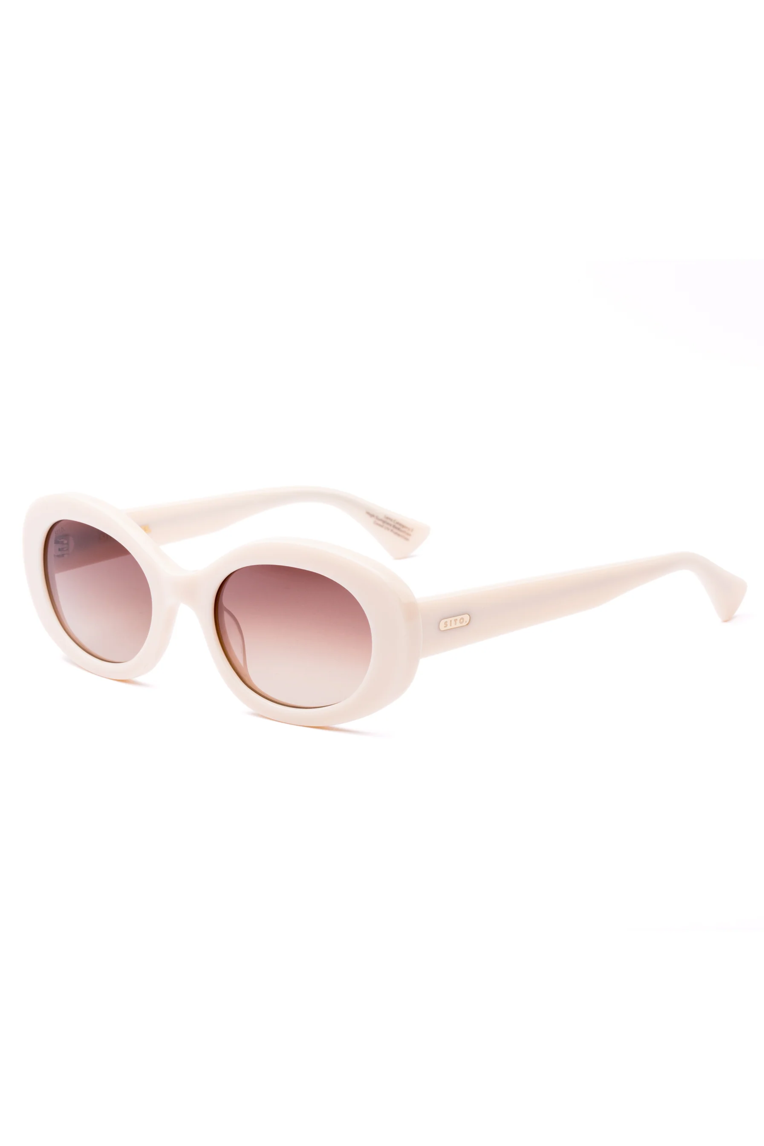 Luna Sunglasses - Cream/Rosewood