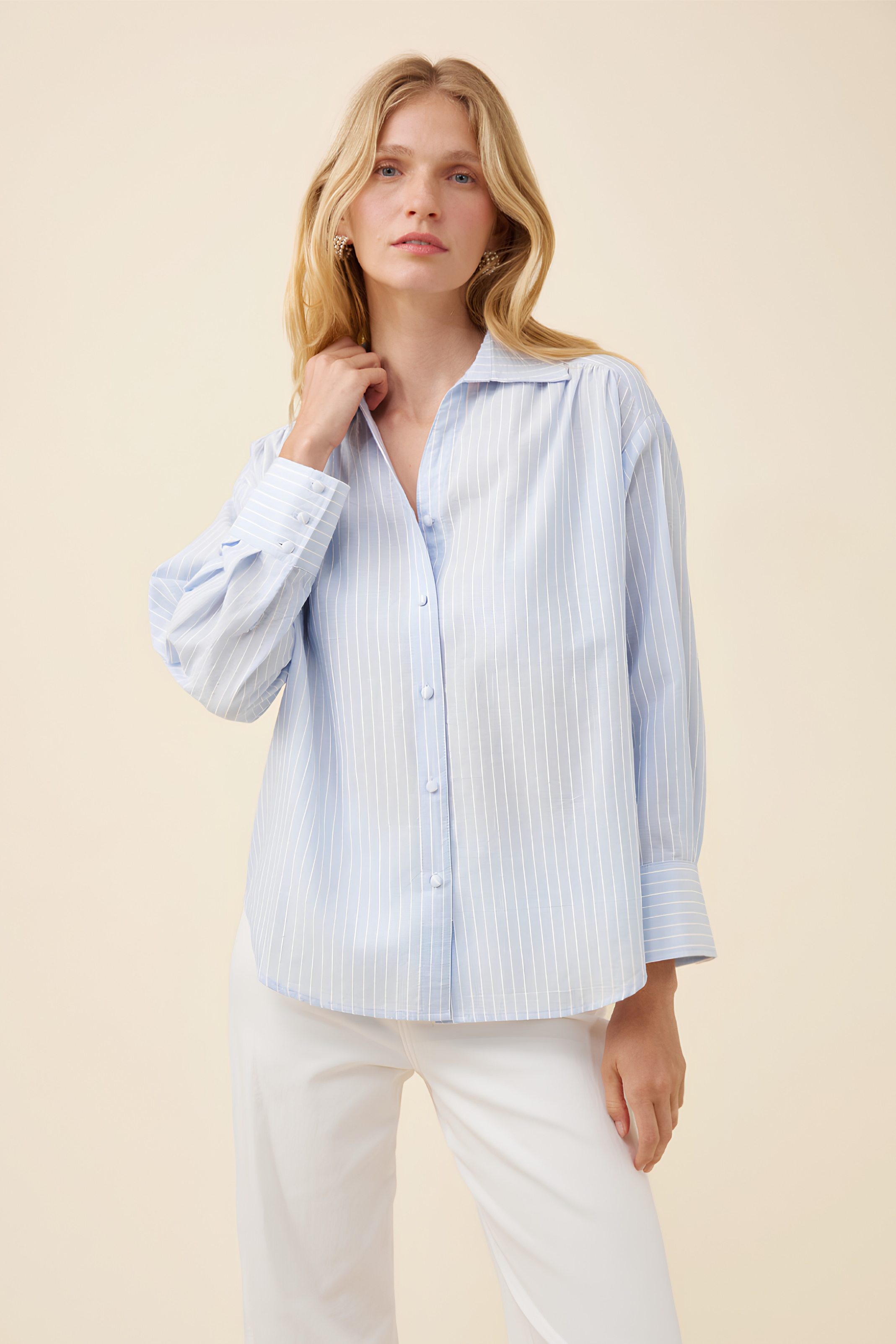 Lyndell Shirt - Light Blue