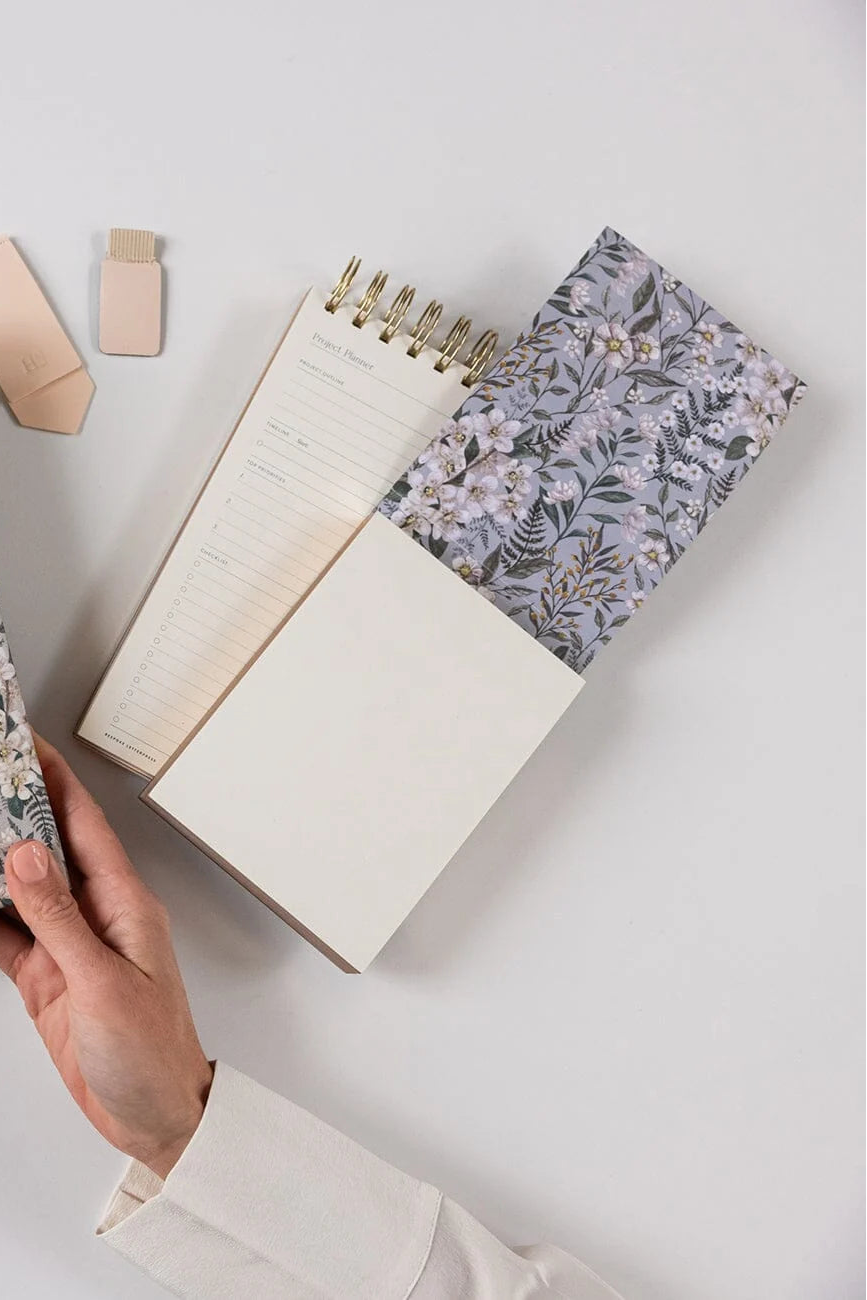 Notepad Mini Jotter - Ivory Garden