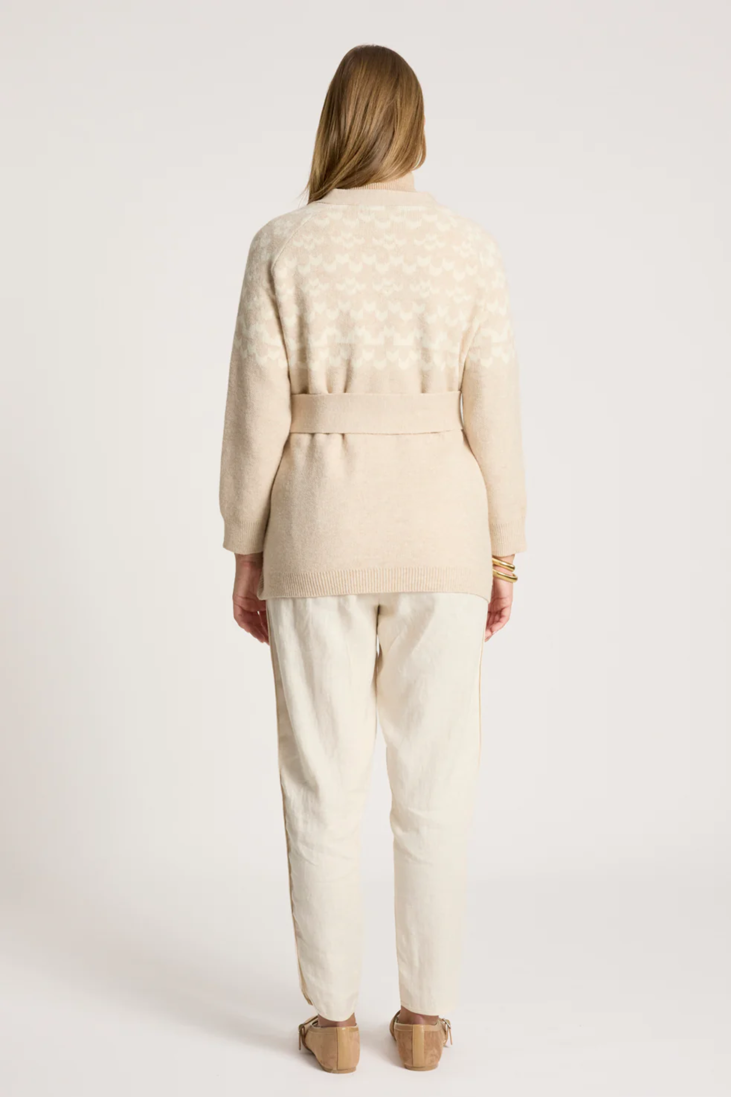 Maasai Cardigan - Dune/Bisque
