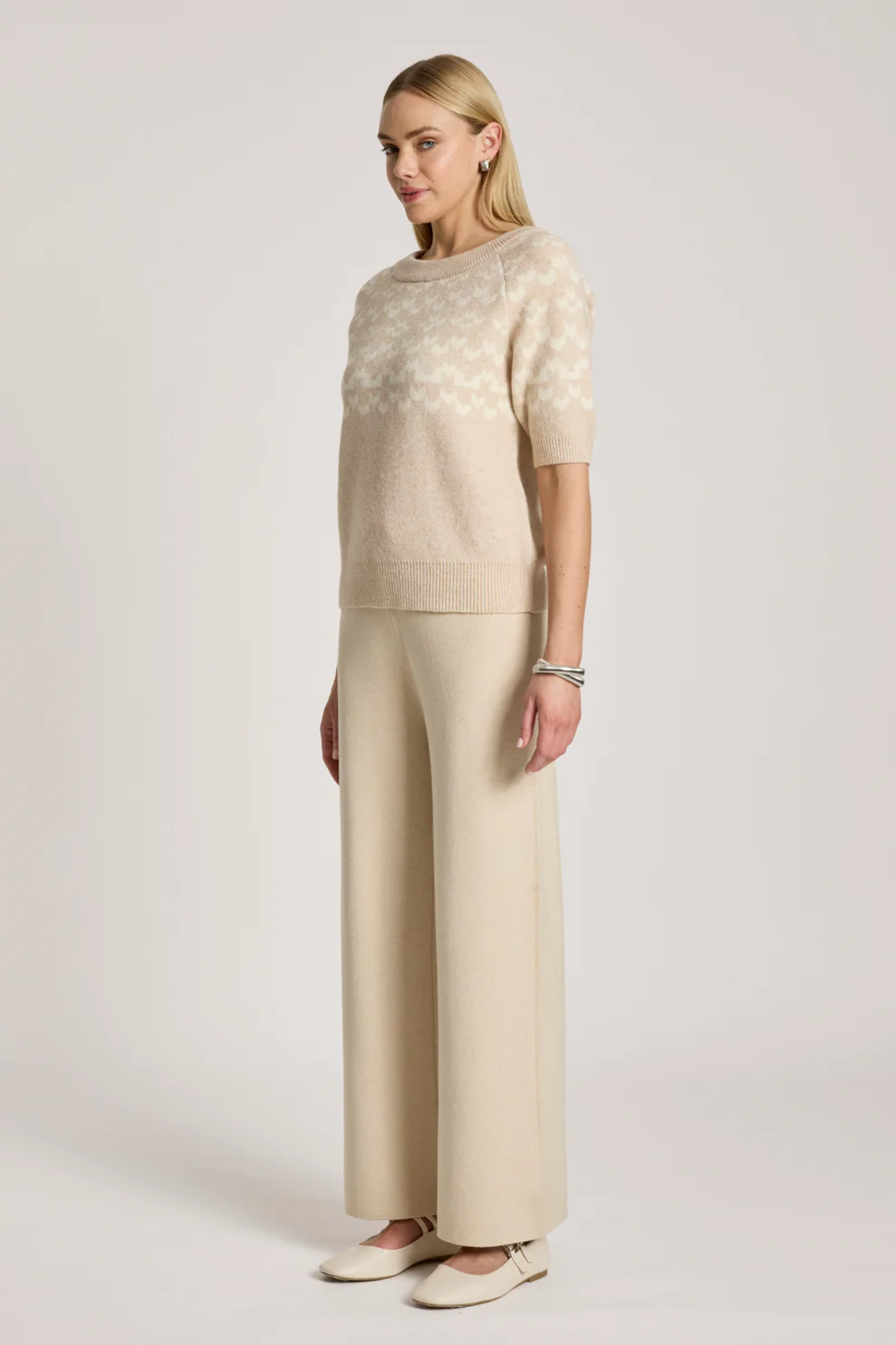 Maasai Knit Top - Dune/Bisque