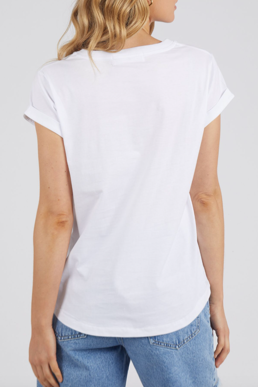 Foxwood Manly Vee Tee - White