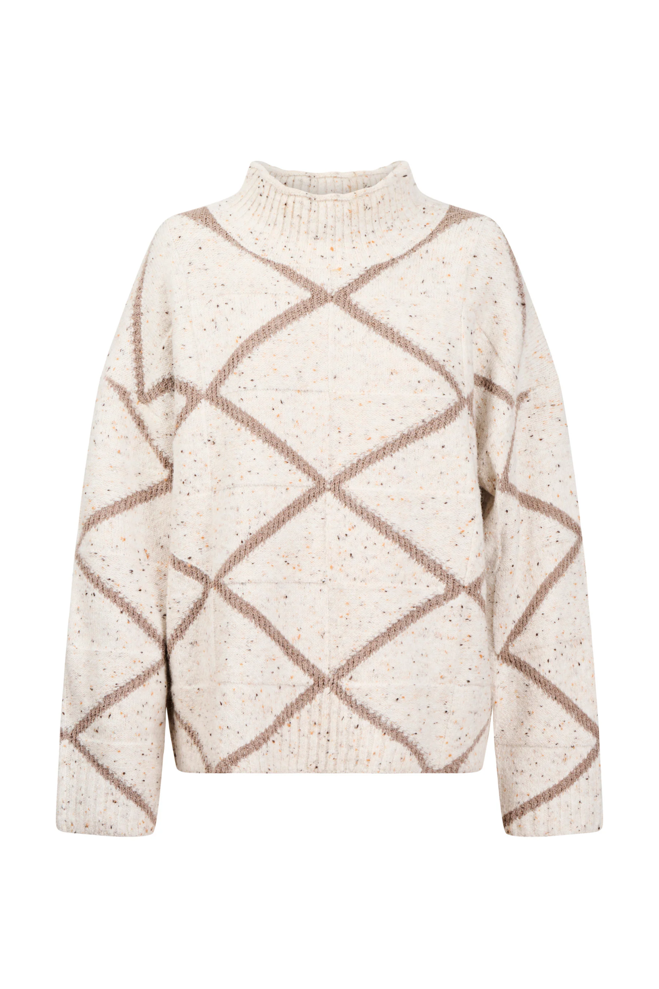 McKenna Diamond Jumper - Ivory