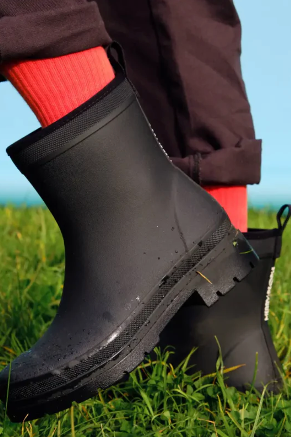 Merry People Boots Short Wellington Boots Mens Keep Feet Dry