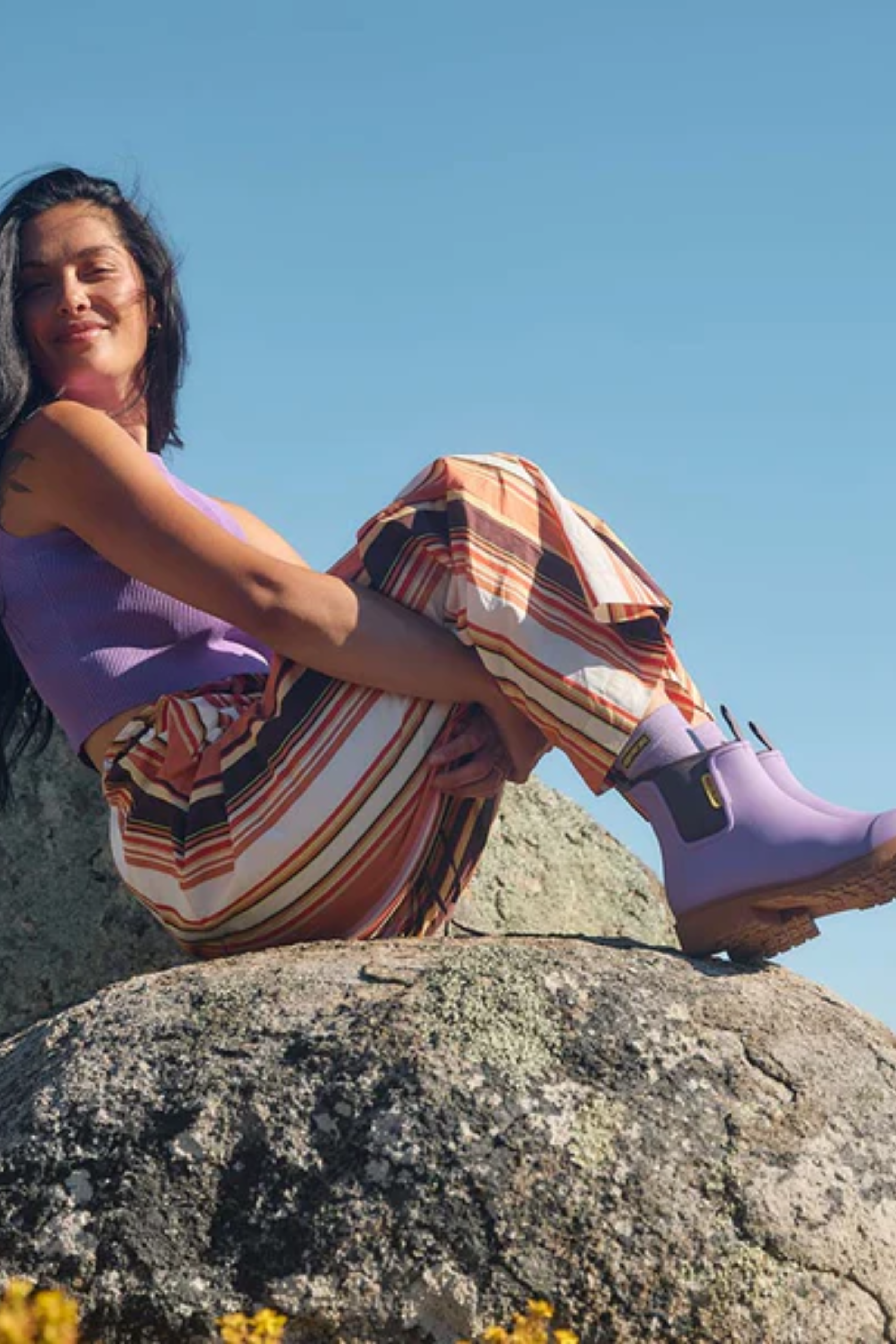 Merry People Bobbi Gumboots/Rainboots - Dusty Lilac