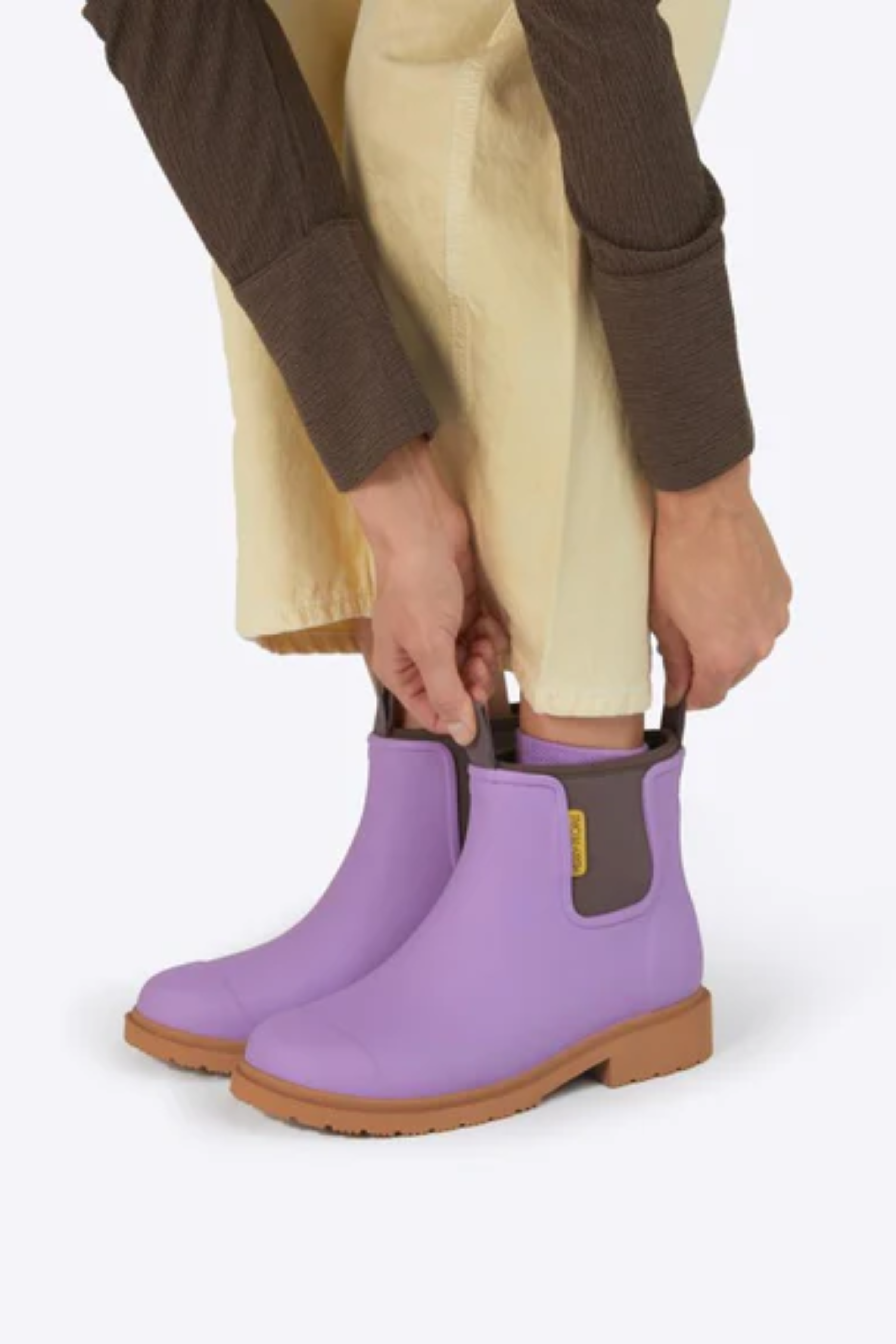 Merry People Bobbi Gumboots/Rainboots - Dusty Lilac