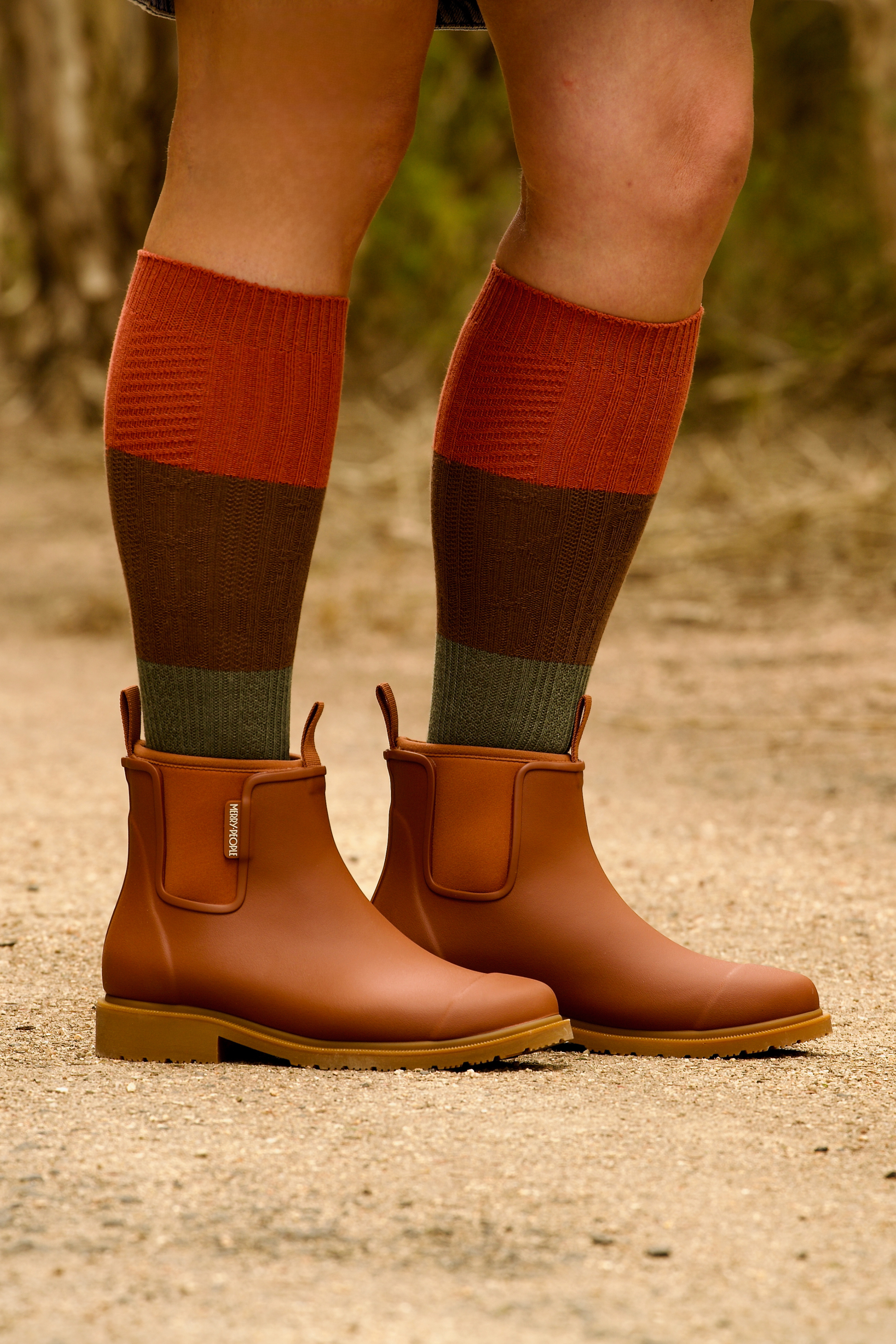 Merry People Bobbi Gumboots/Rainboots - Rust