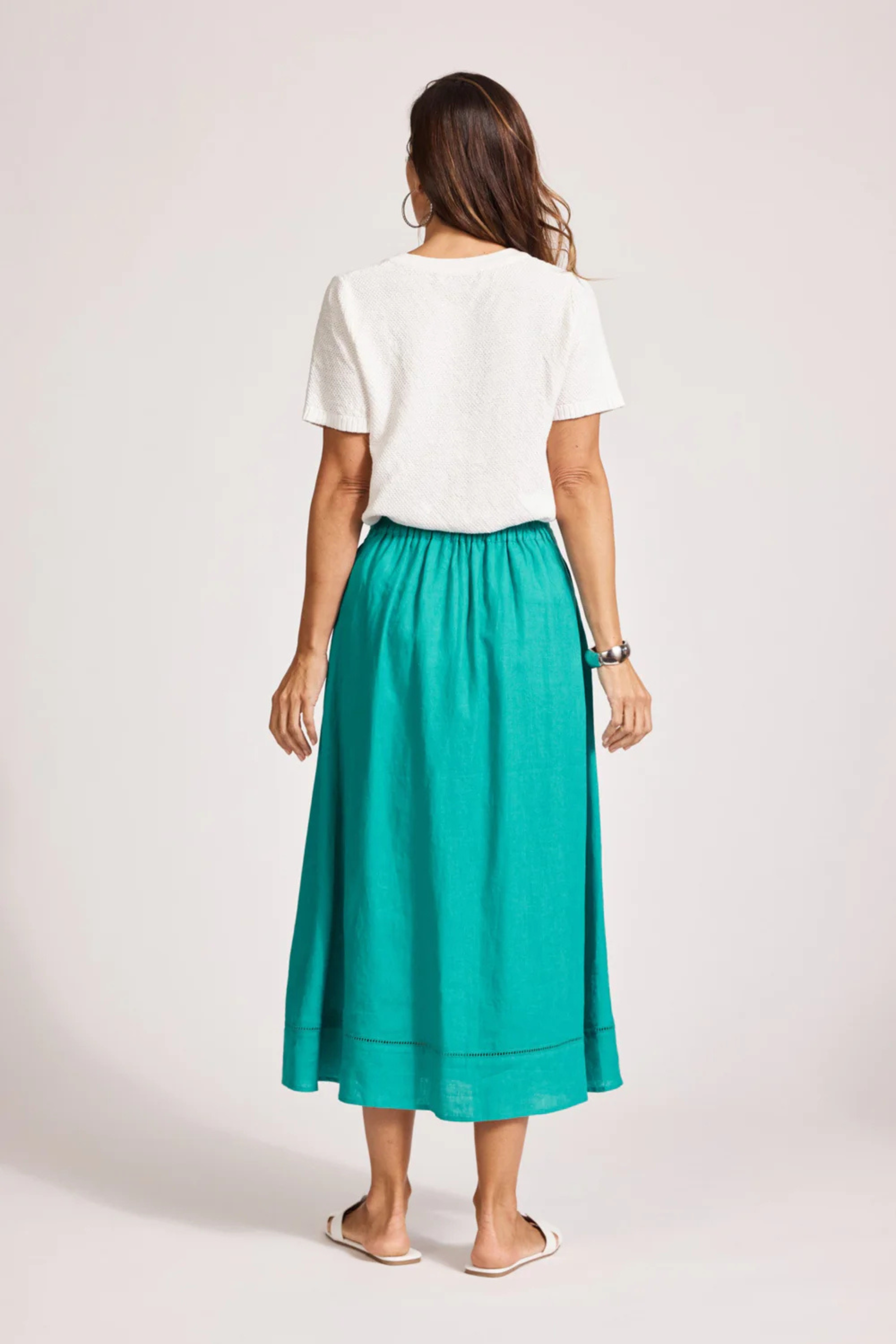 Miramar Maxi Skirt - Lagoon