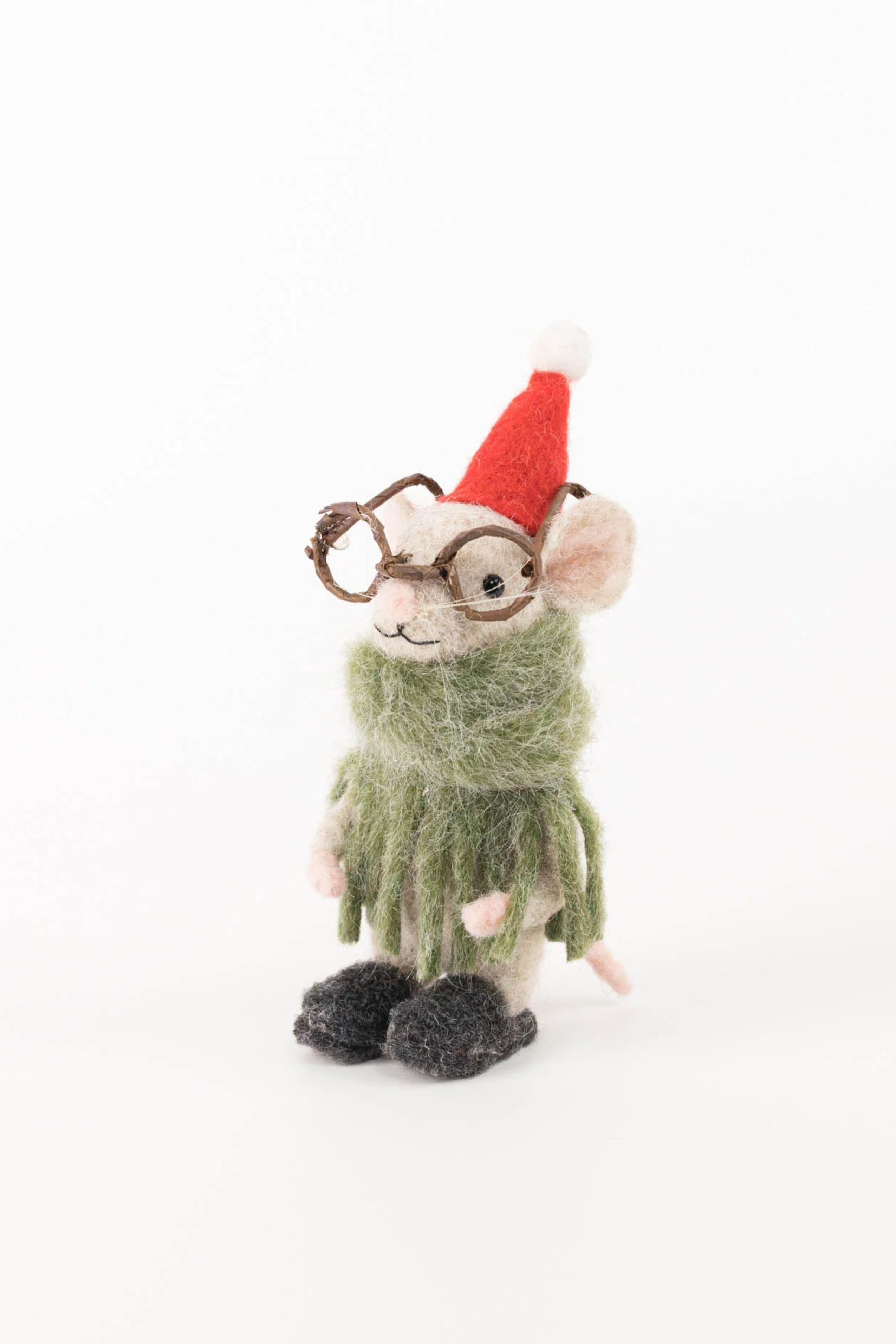 Mouse with Glasses Decoration