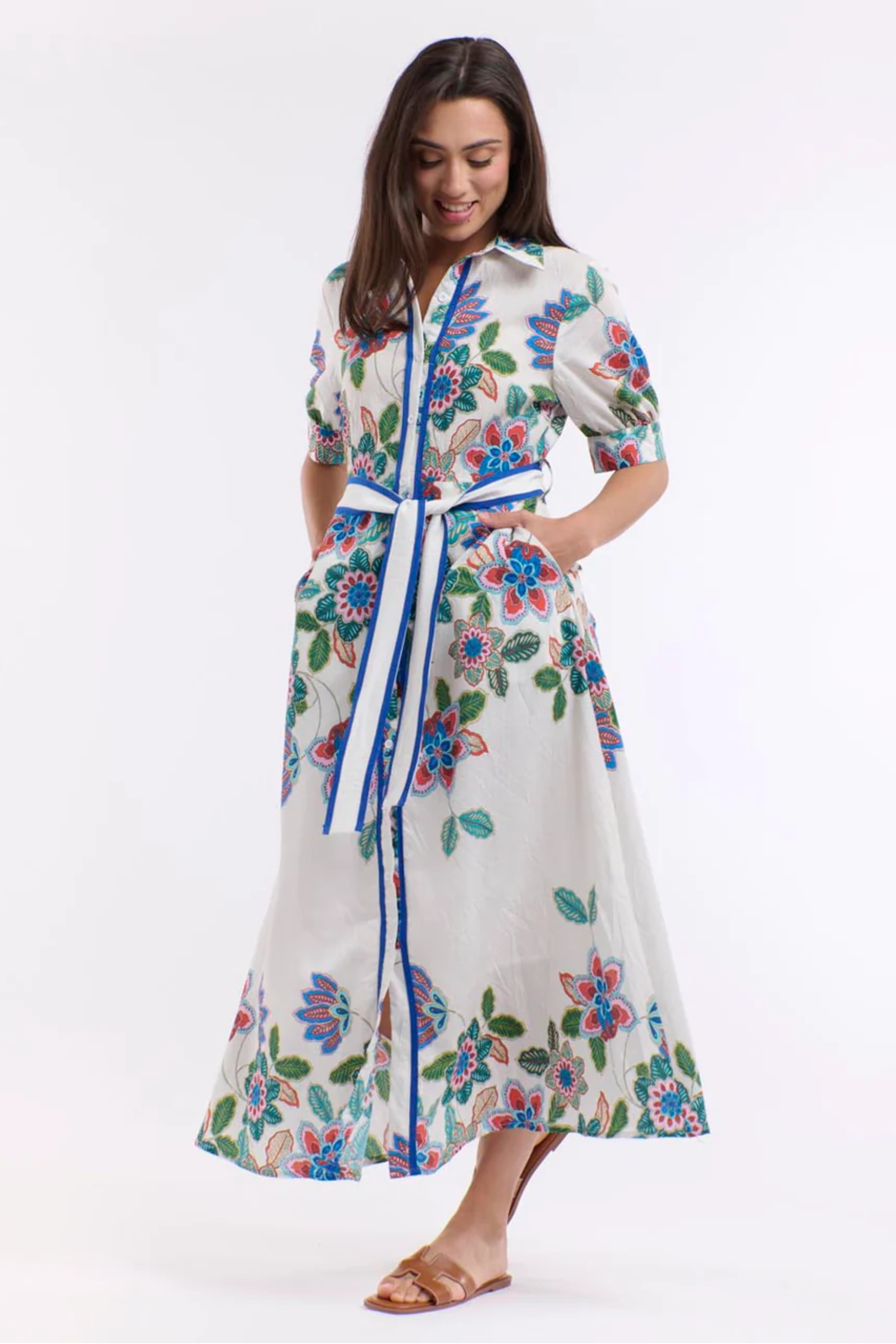 Mykonos Short Sleeve Dress